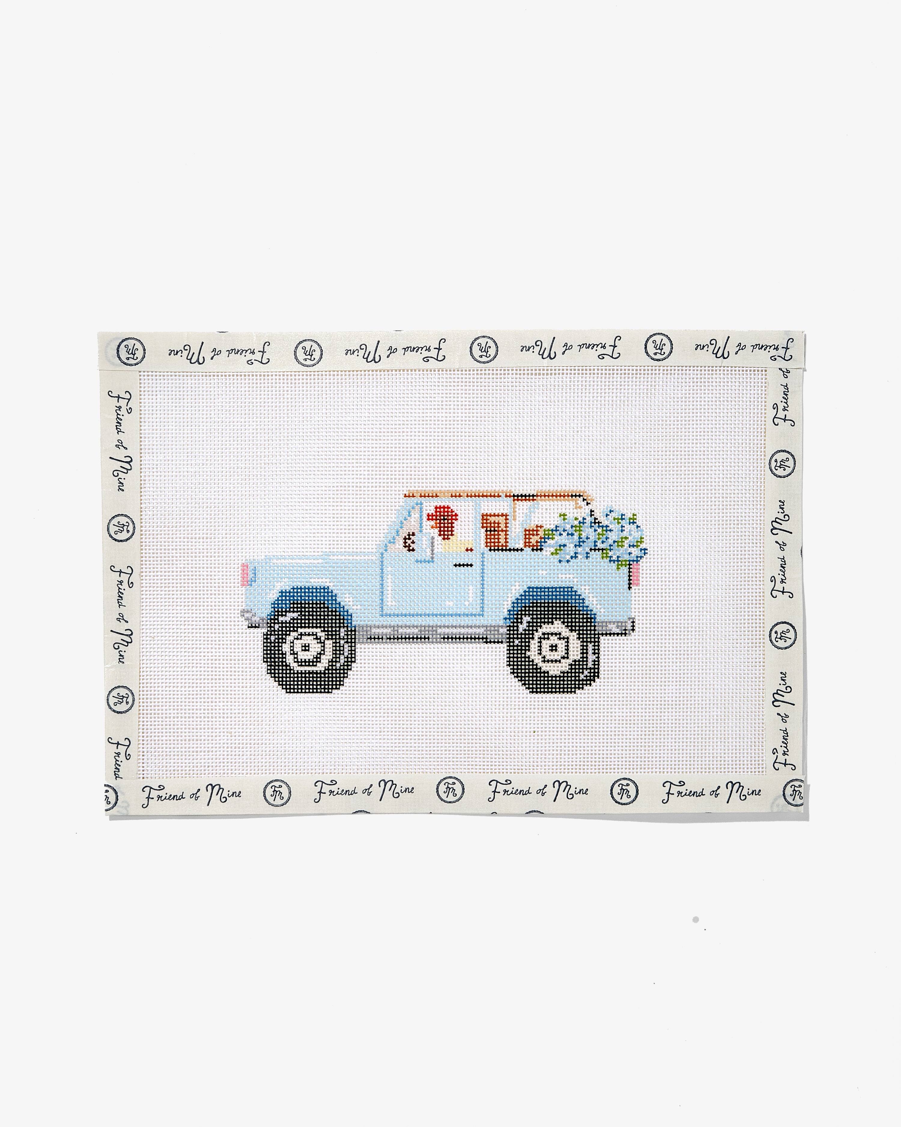 Nantucket Dolly Bronco needlepoint canvas