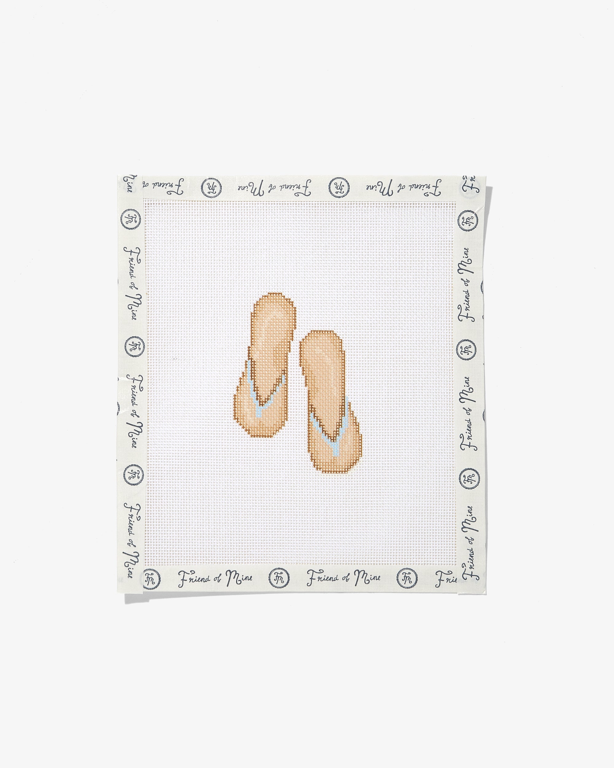 Flip Flops needlepoint canvas