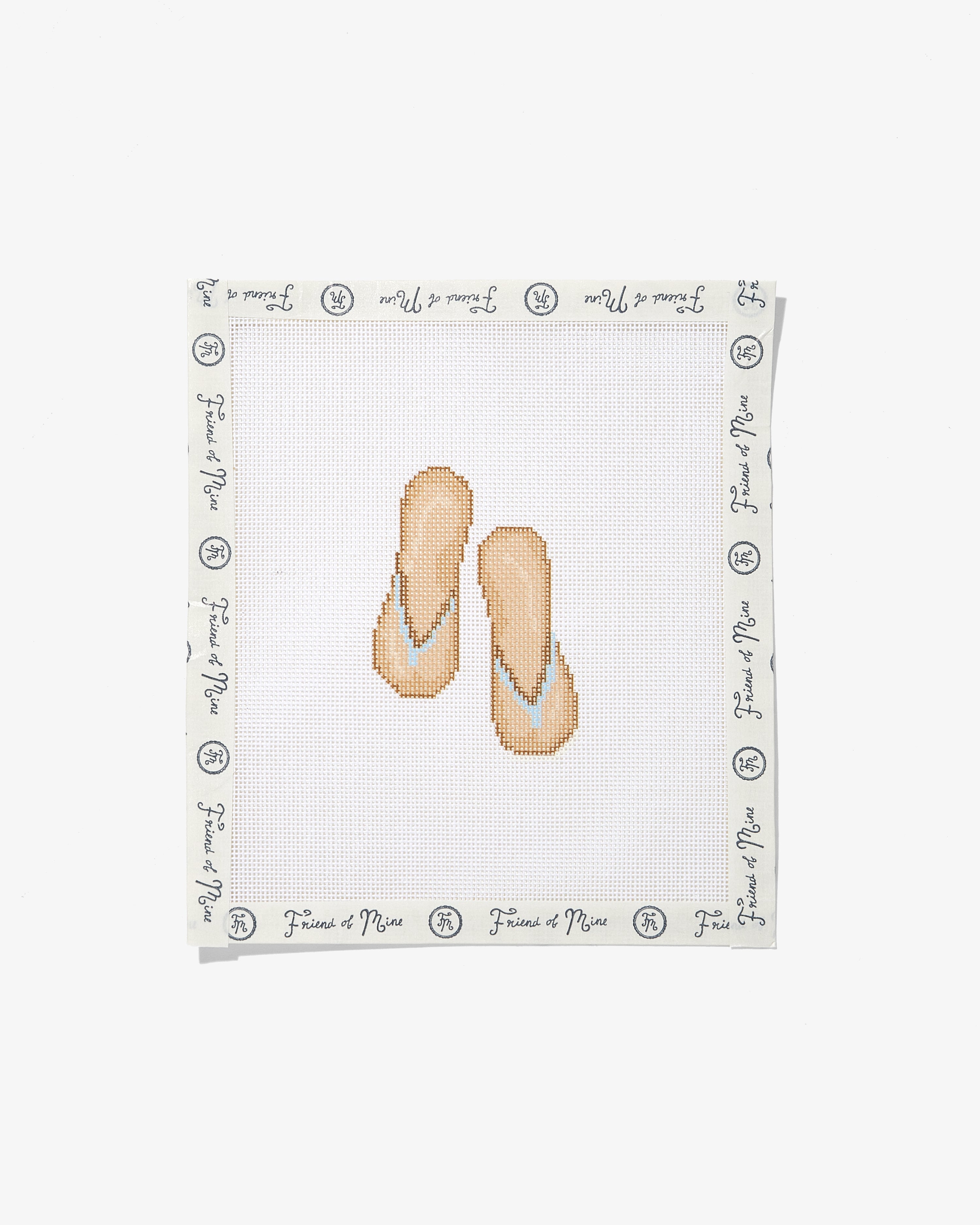 Flip Flops needlepoint canvas
