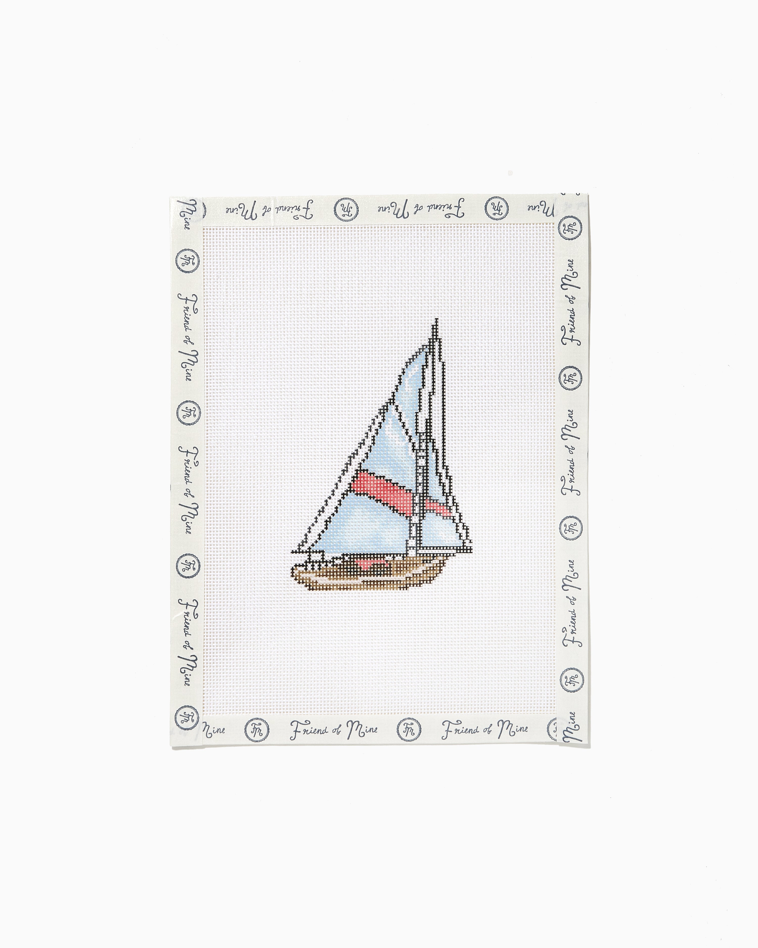 Sailboat needlepoint canvas