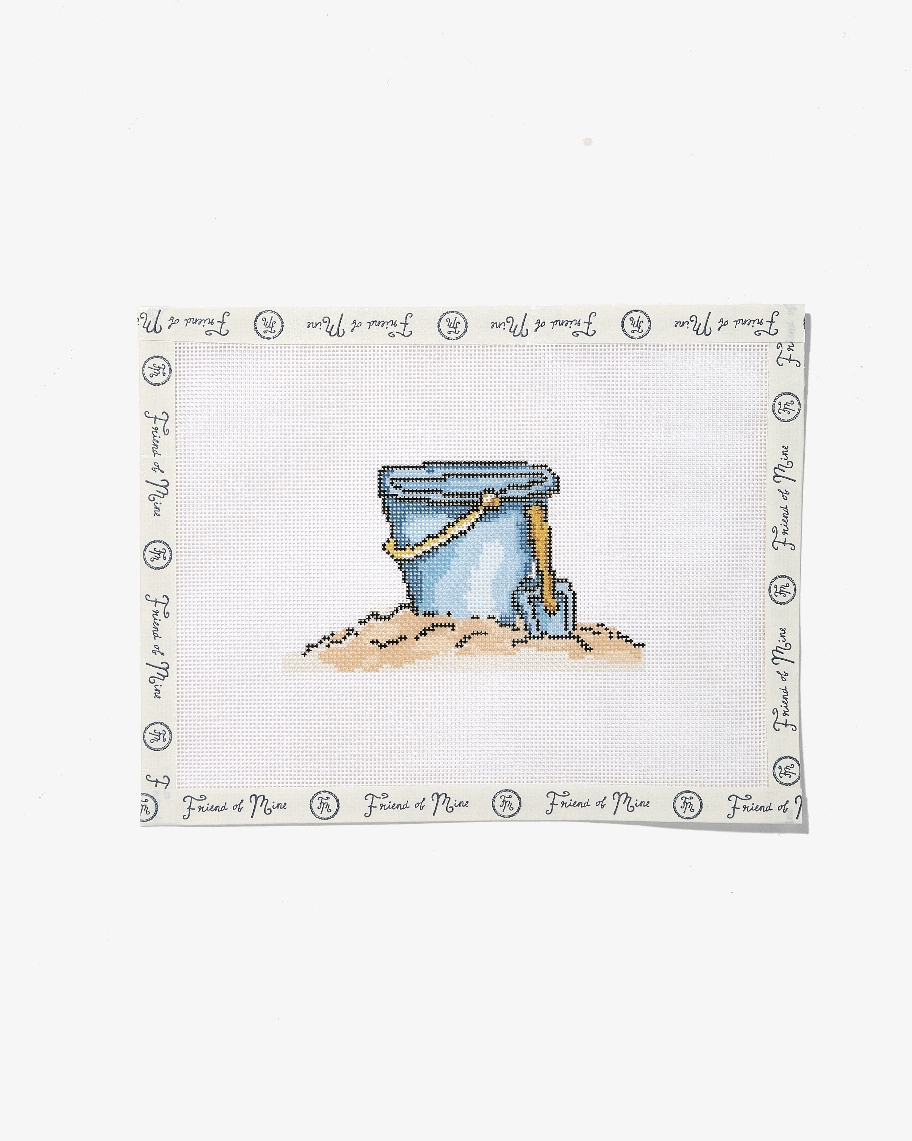 Sand Bucket needlepoint canvas