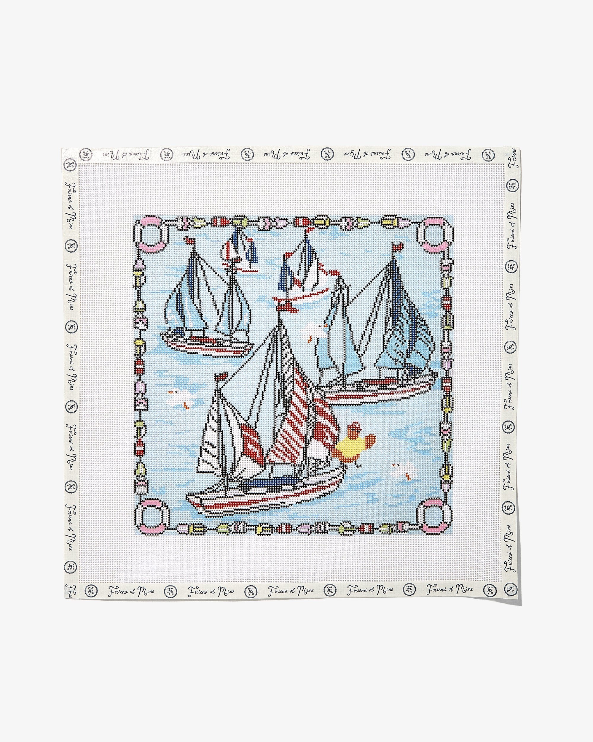 ACK Sail needlepoint canvas