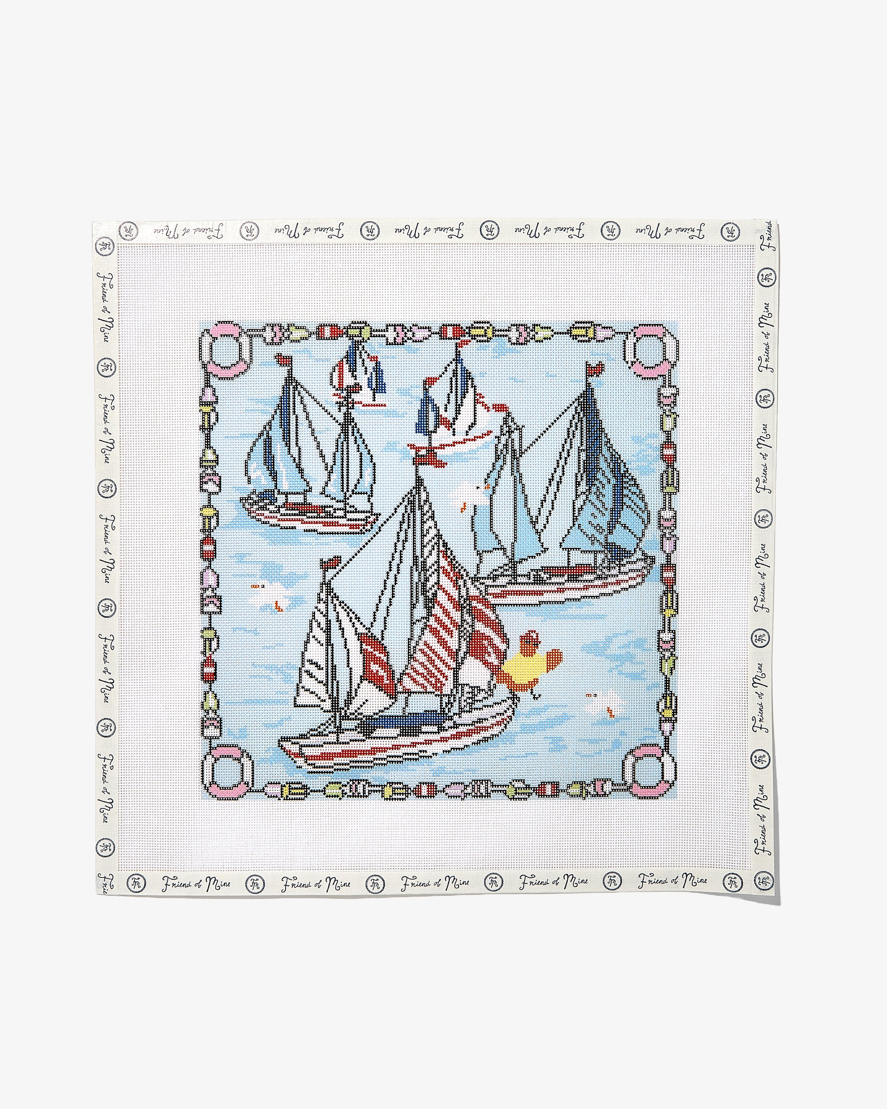 ACK Sail needlepoint canvas
