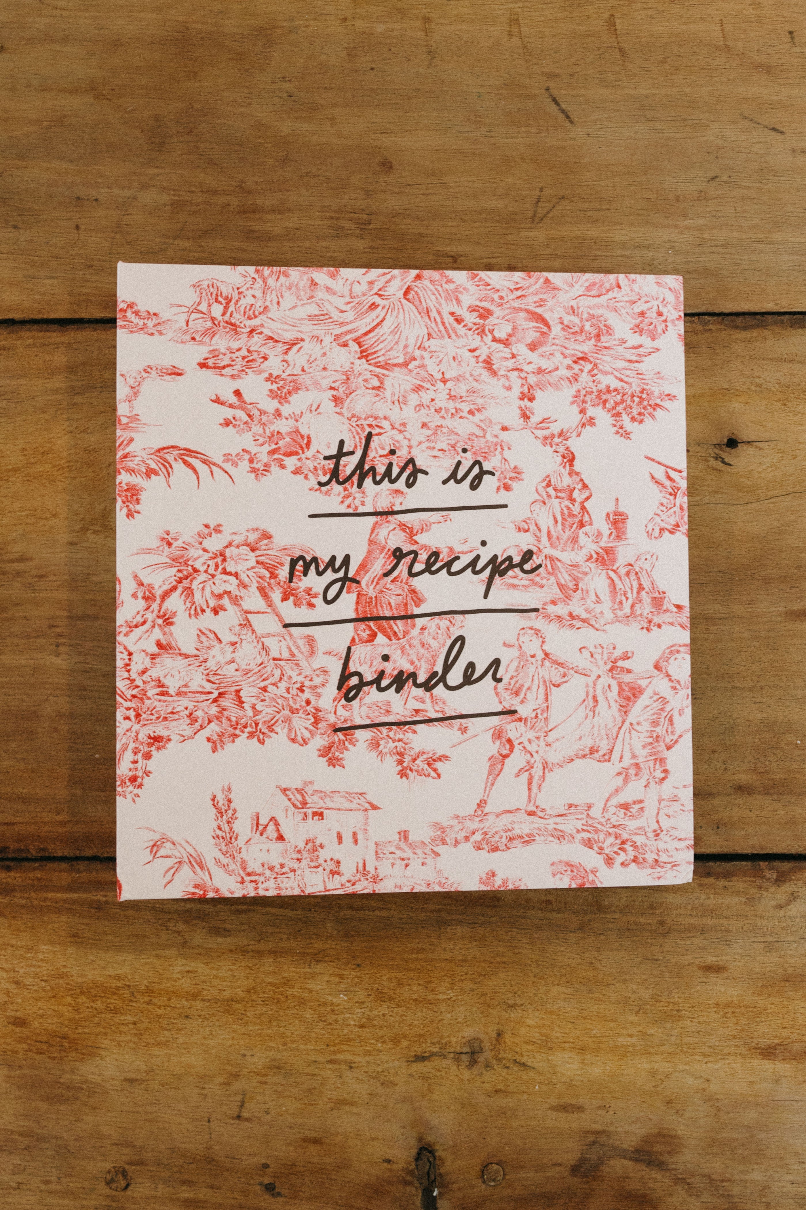 Friend of Mine Recipe Binder