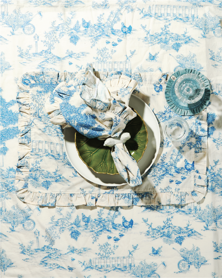 Toile Napkins (Set of 4)
