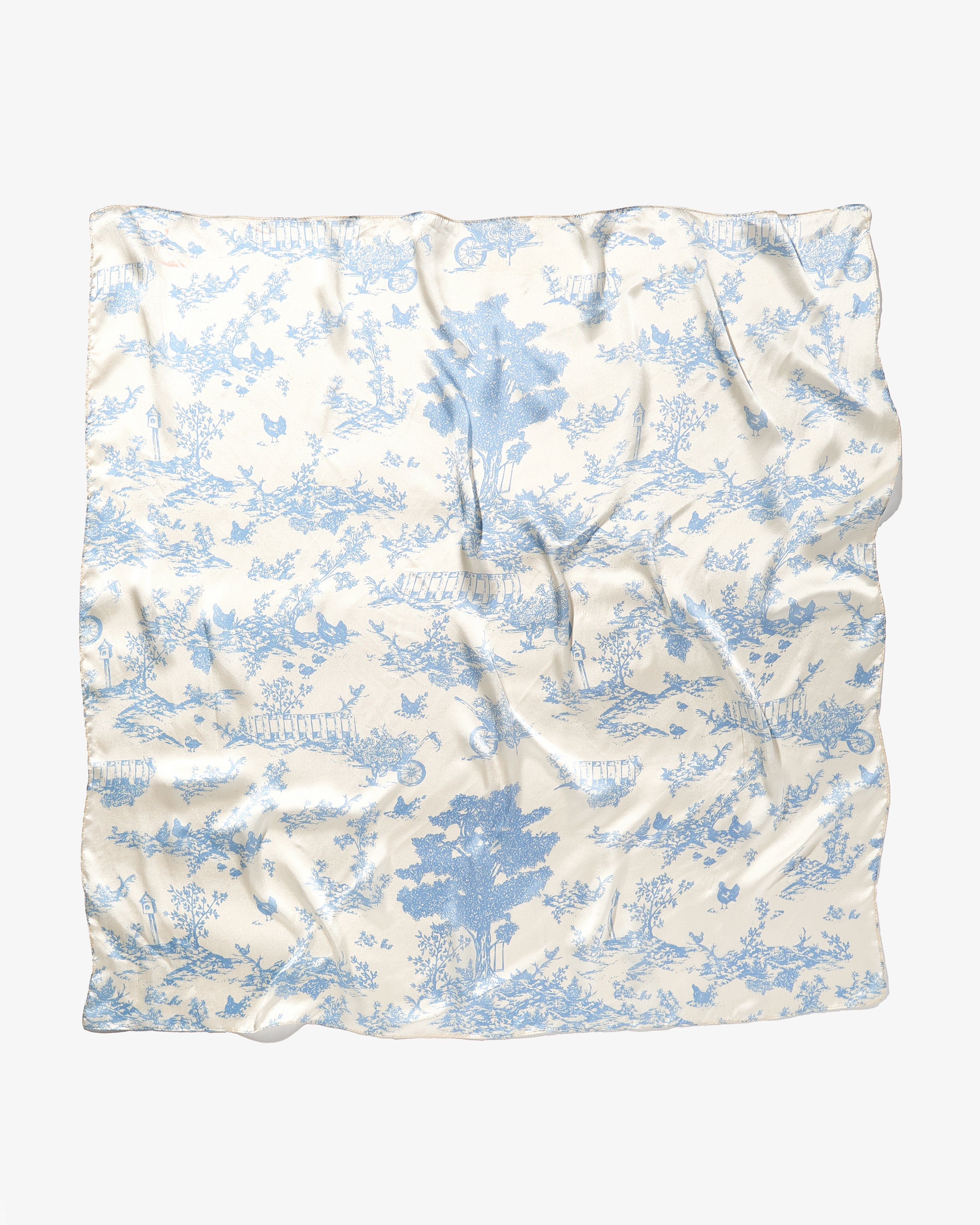 Classic Toile Silk Scarf