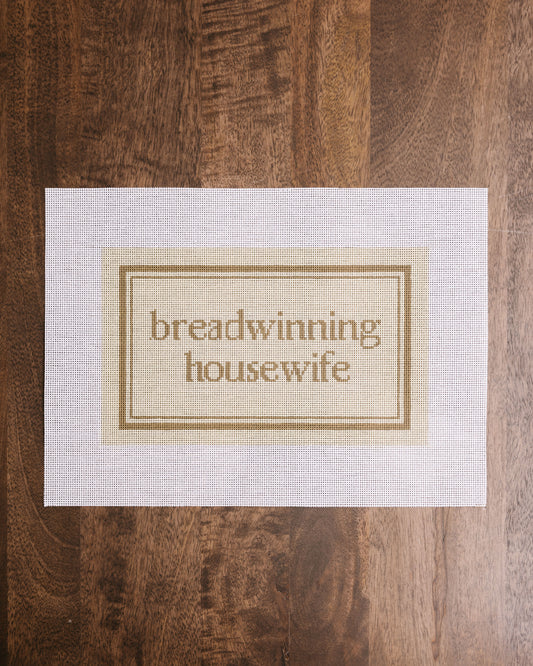 Breadwinning Housewife Needlepoint Canvas
