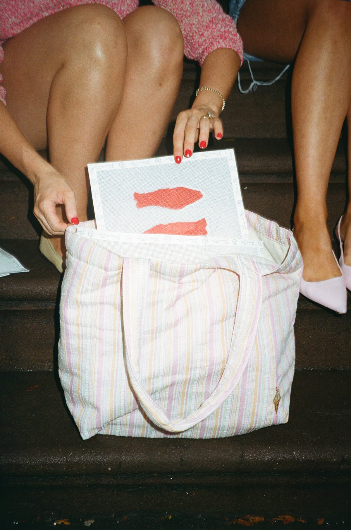 Striped Tote Bag (Brooke Miccio Collaboration)