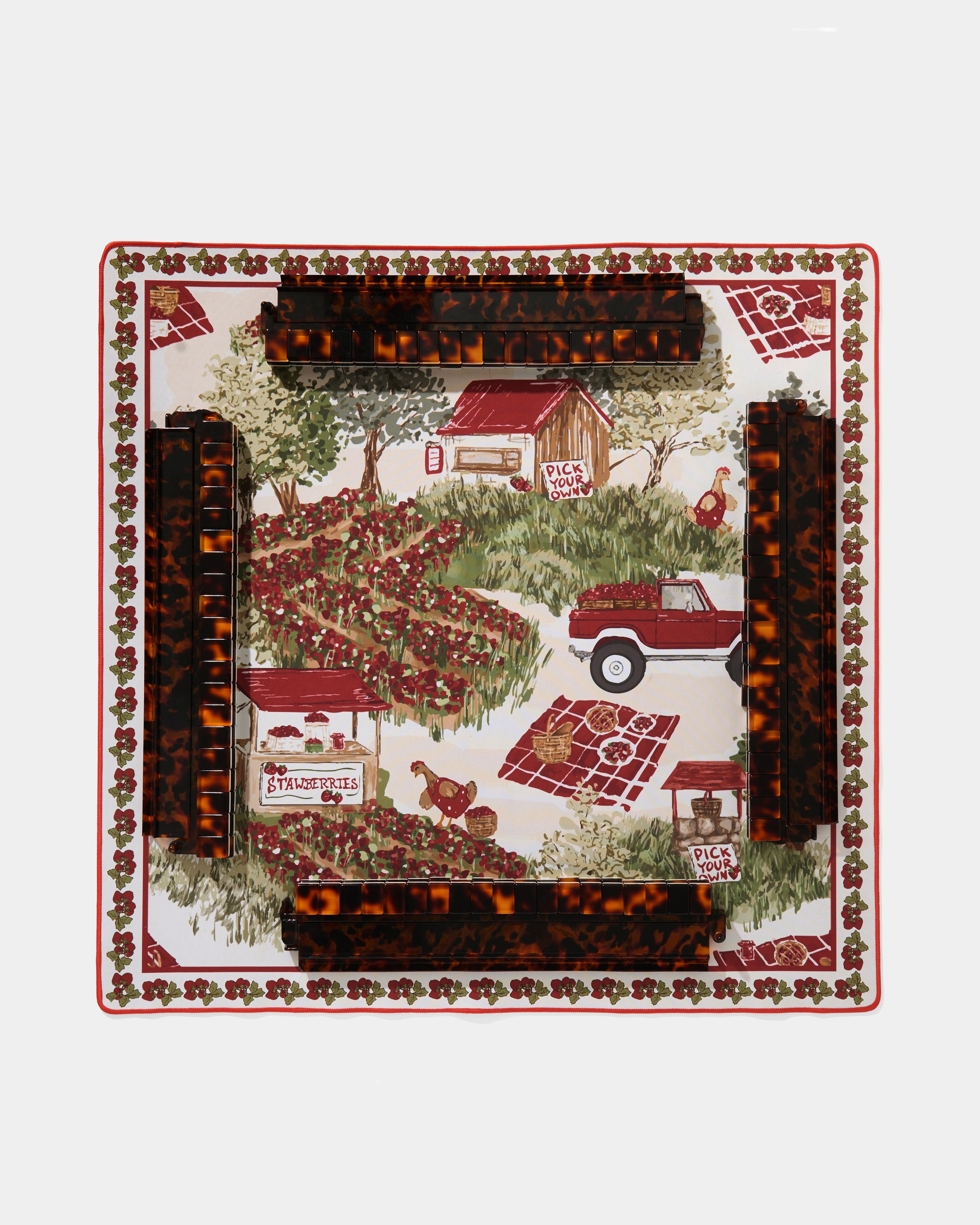 Strawberry Mahjong Mat