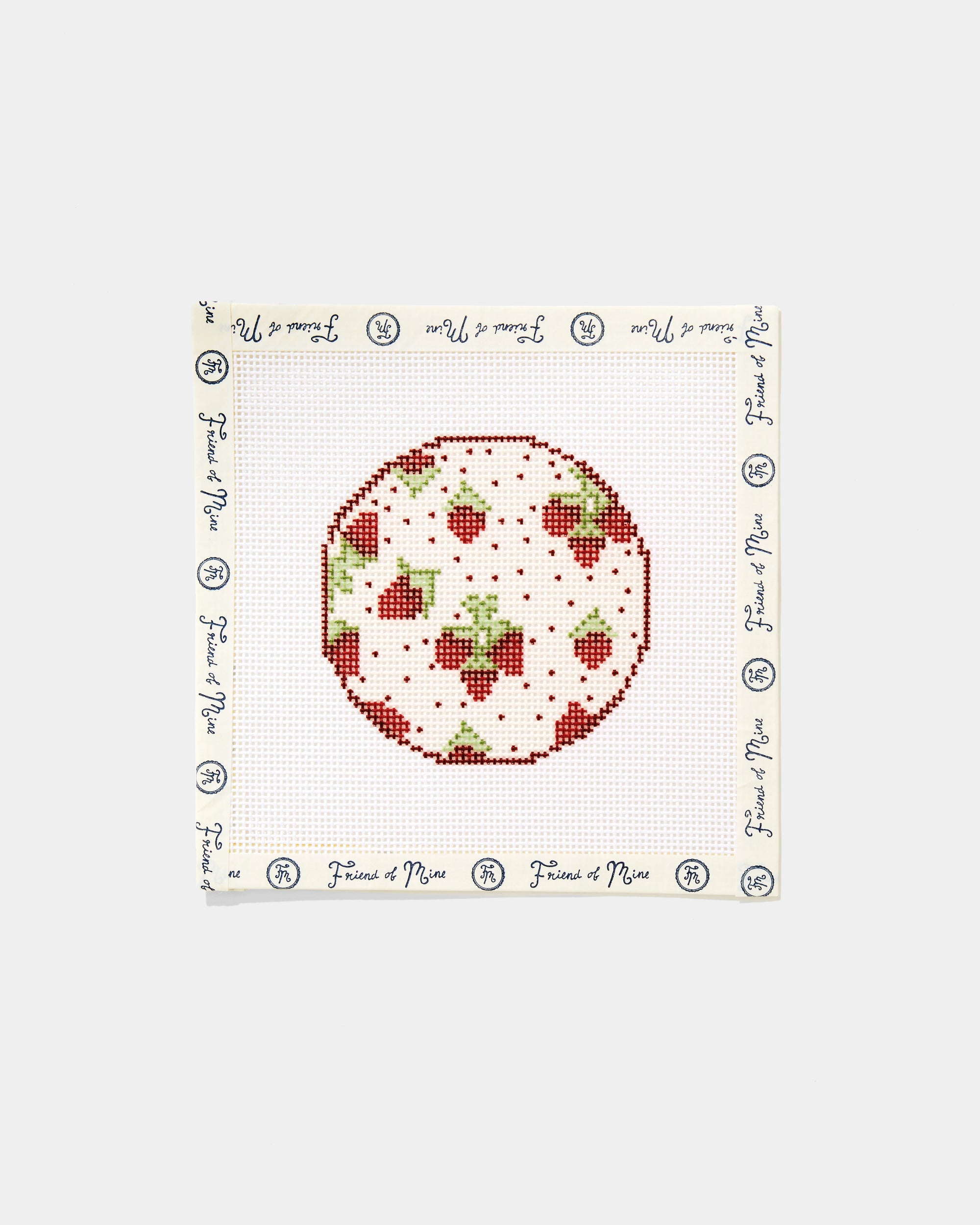 Strawberry Round Canvas