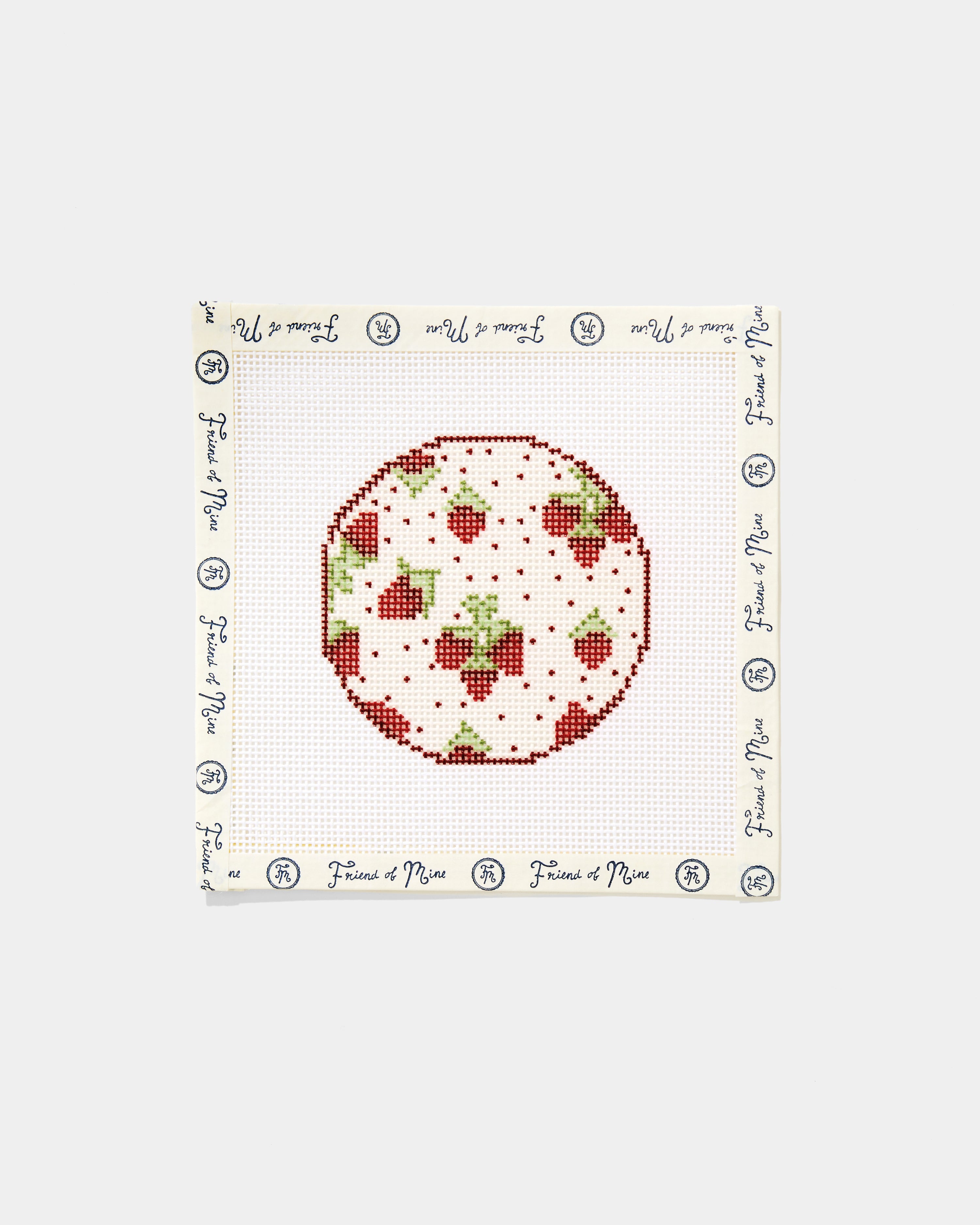 Strawberry Round Canvas