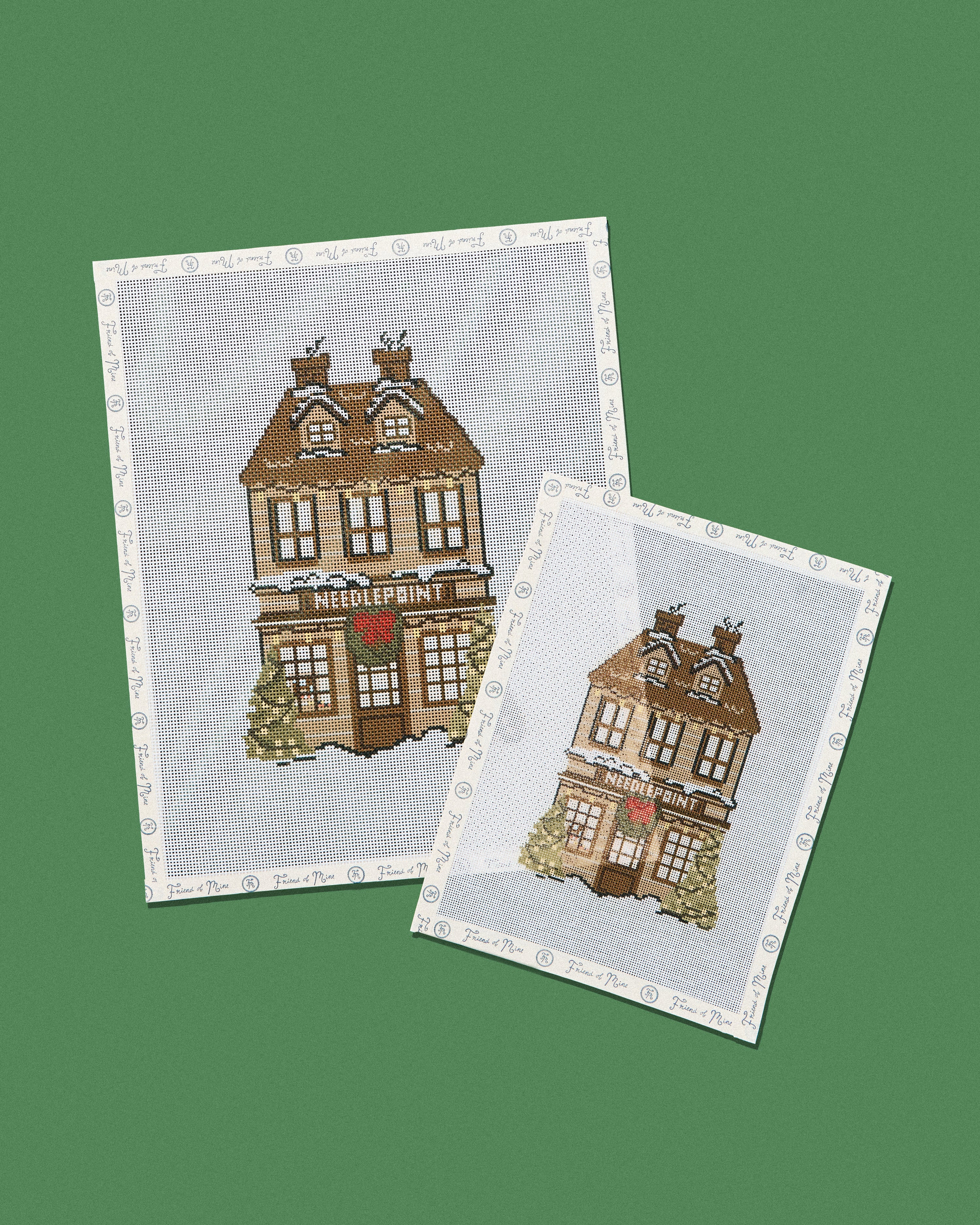 Cotswolds Christmas Village Needlepoint Shop (PREORDER 8-12 WEEKS)