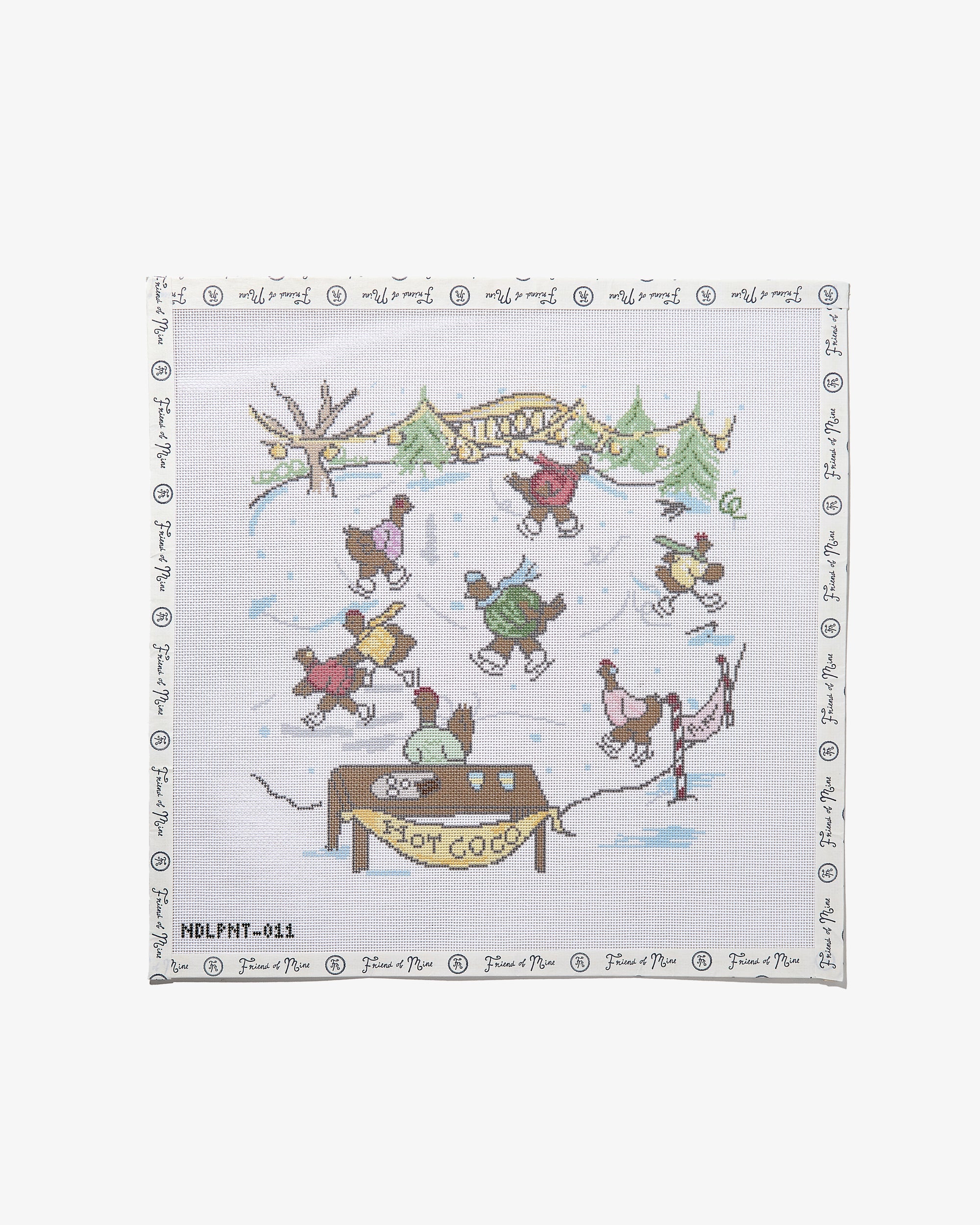 Dolly Skating Needlepoint Canvas PREORDER