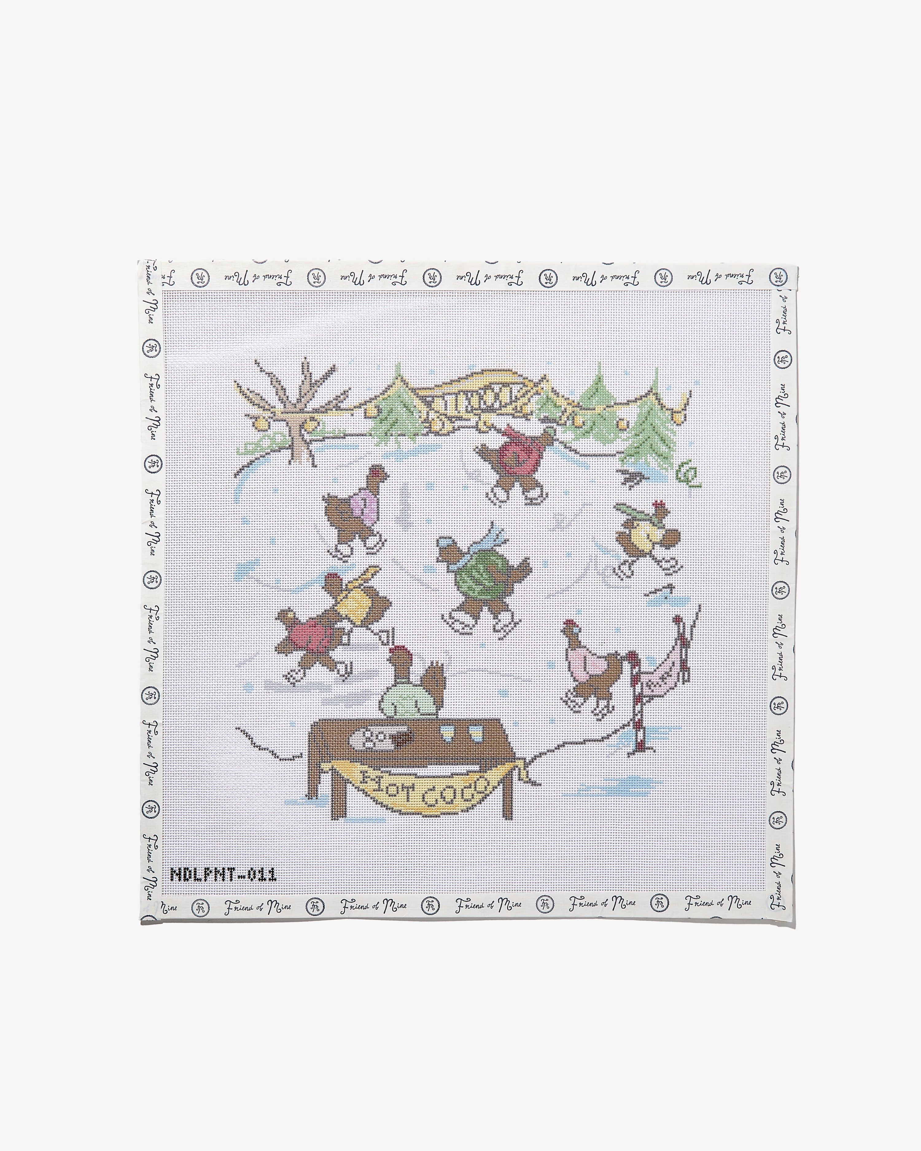 Dolly Skating Needlepoint Canvas PREORDER