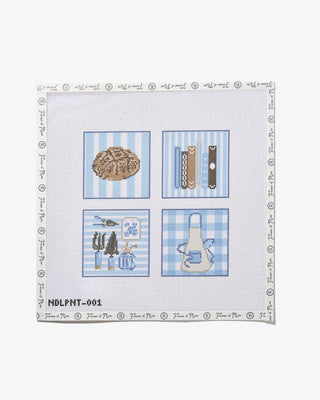 Grandma Hobbyist Needlepoint Coaster Set