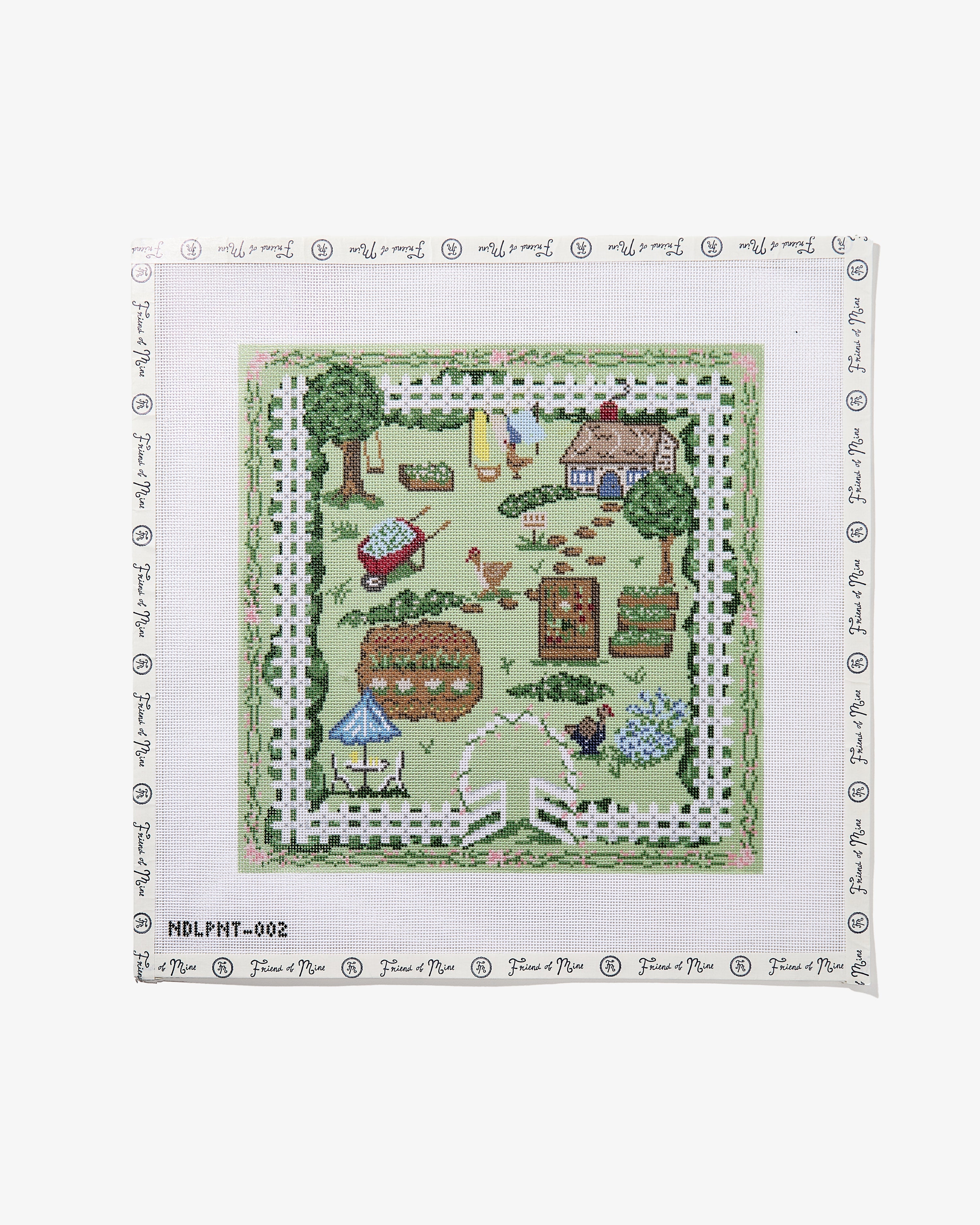 Dolly Garden Needlepoint Canvas (Wholesale Preorder)