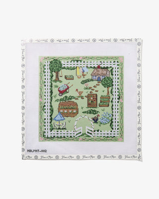 Dolly Garden Needlepoint Canvas