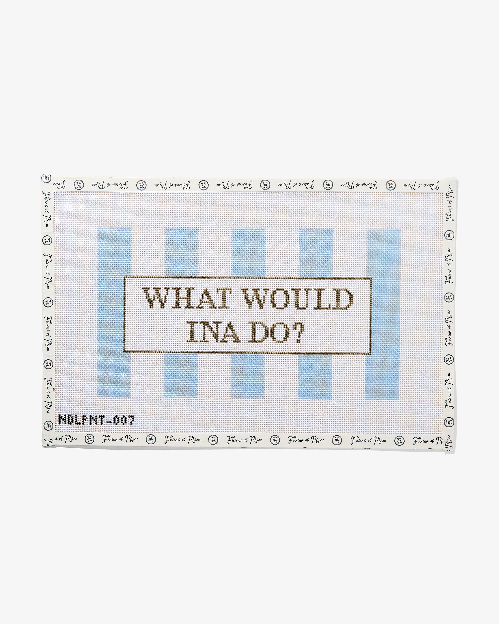 What Would Ina Do Needlepoint Canvas (Wholesale Preorder)