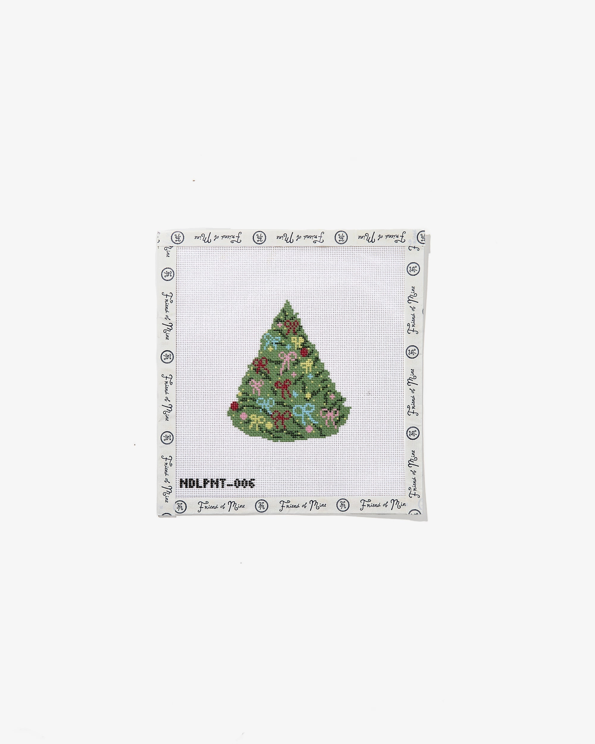 Christmas Tree in Color Needlepoint Canvas (Wholesale Preorder)