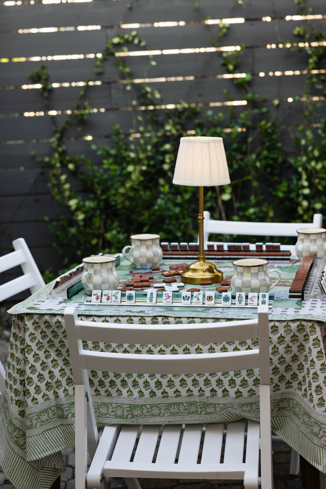 Dolly Garden Mahjong Mat