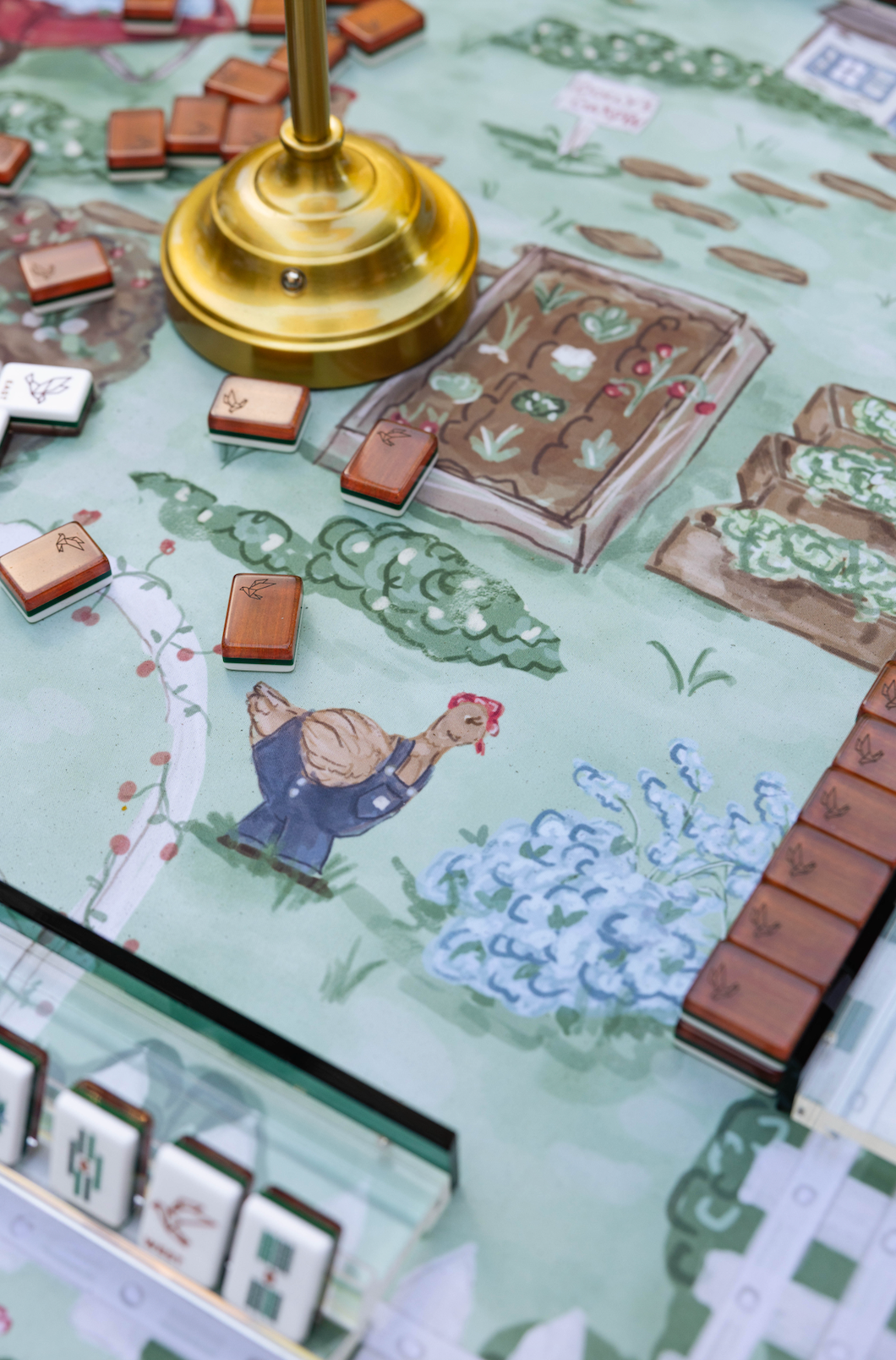 Dolly Garden Mahjong Mat