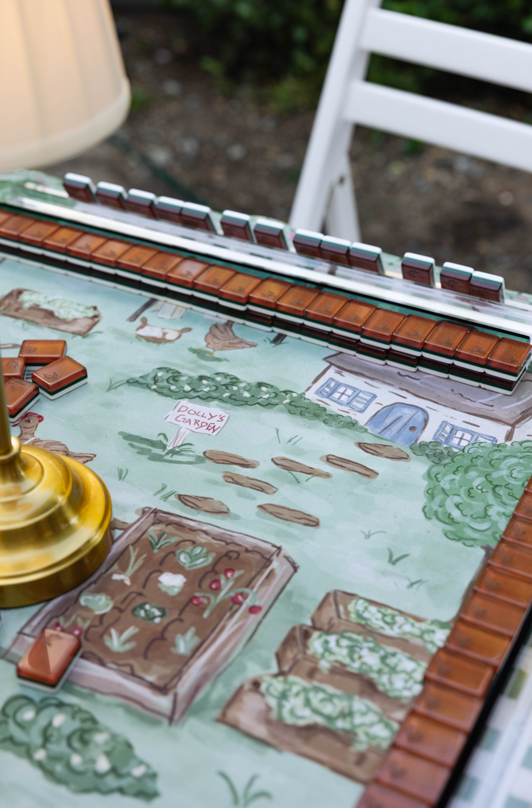 Dolly Garden Mahjong Mat