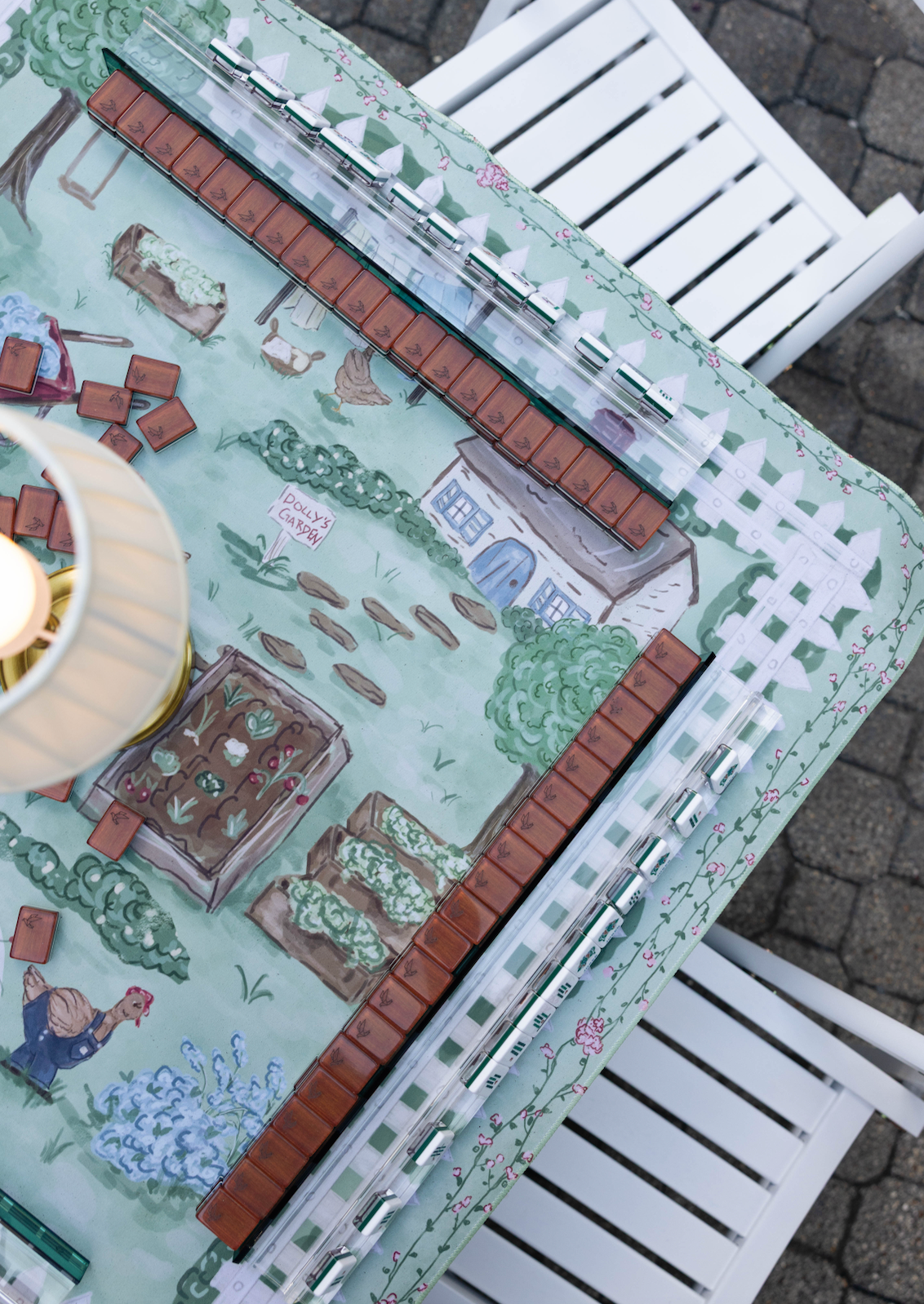 Dolly Garden Mahjong Mat