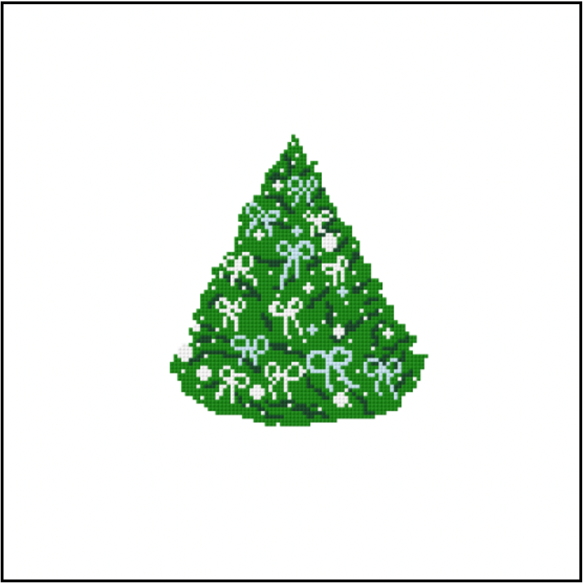 Blue Christmas Tree- DIGITAL DOWNLOAD