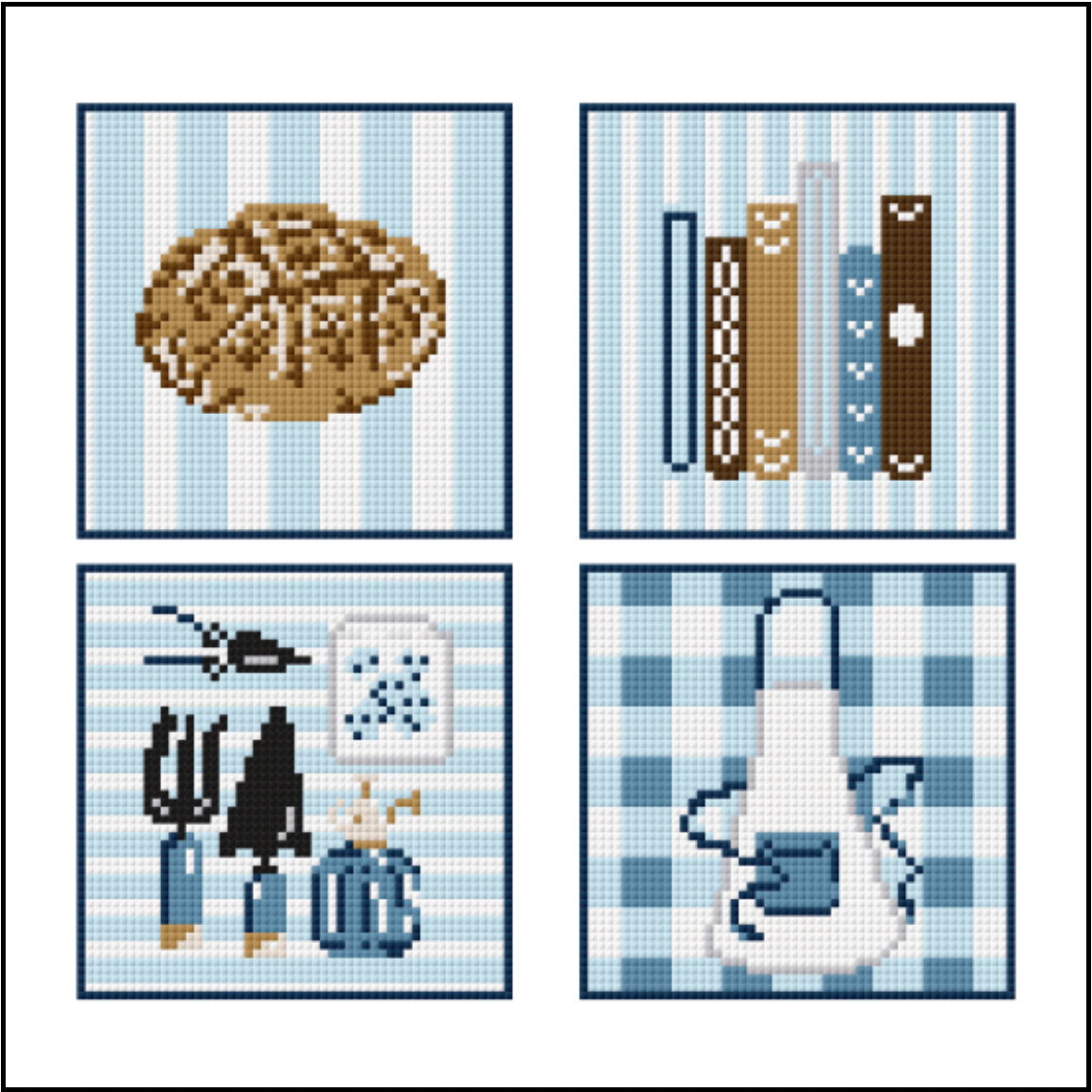 Grandma Hobbies Coaster Set- DIGITAL DOWNLOAD