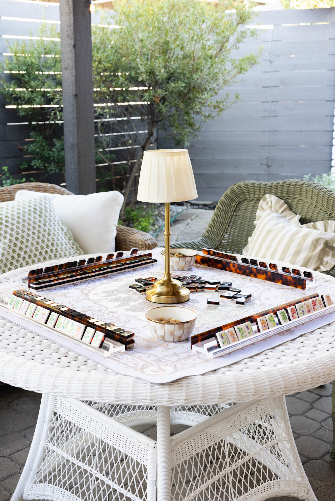 Dolly Classic Toile Mahjong Mat