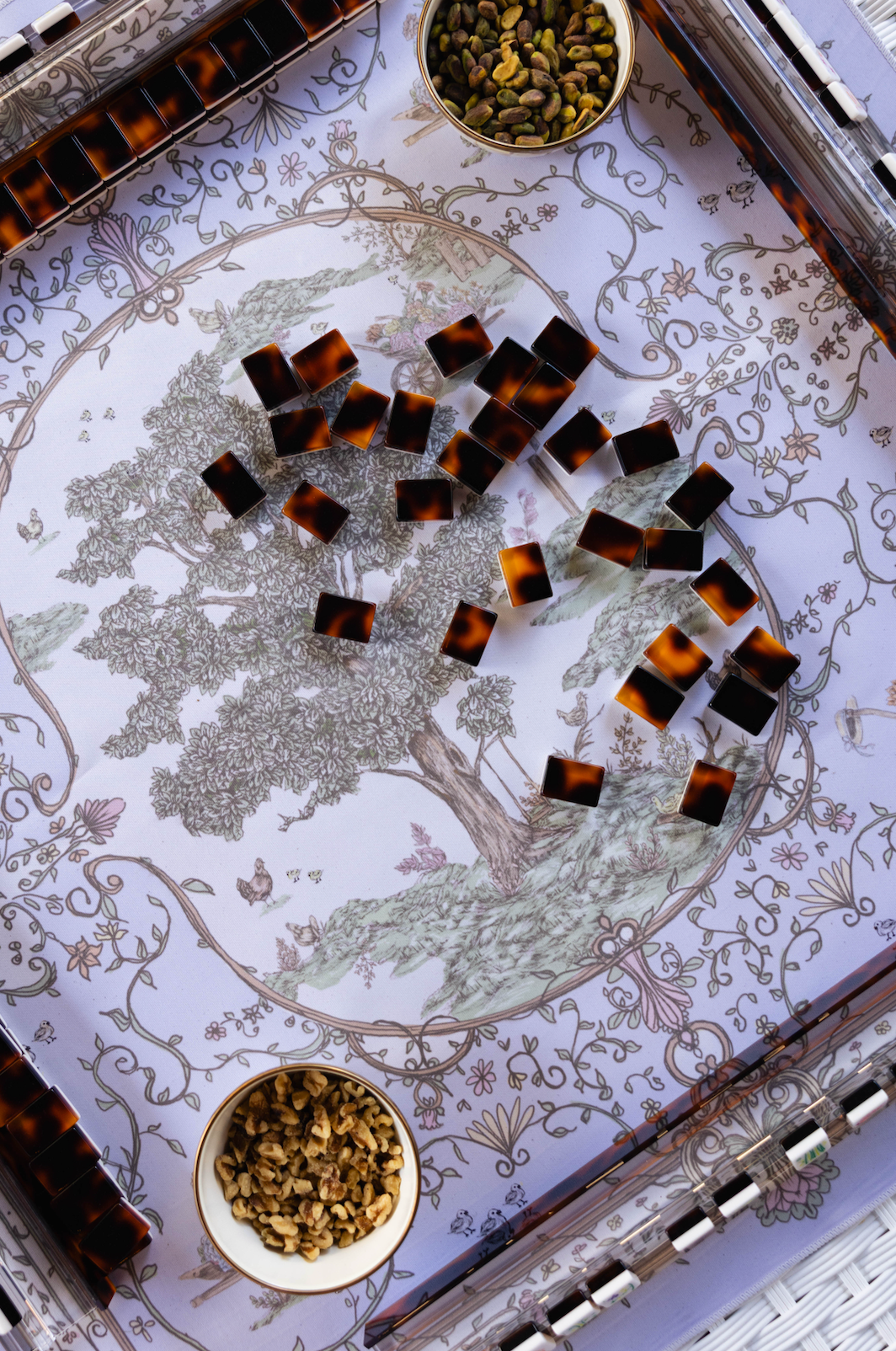 Dolly Classic Toile Mahjong Mat