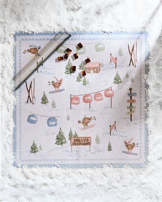 DOLLY SKI MAHJONG MAT