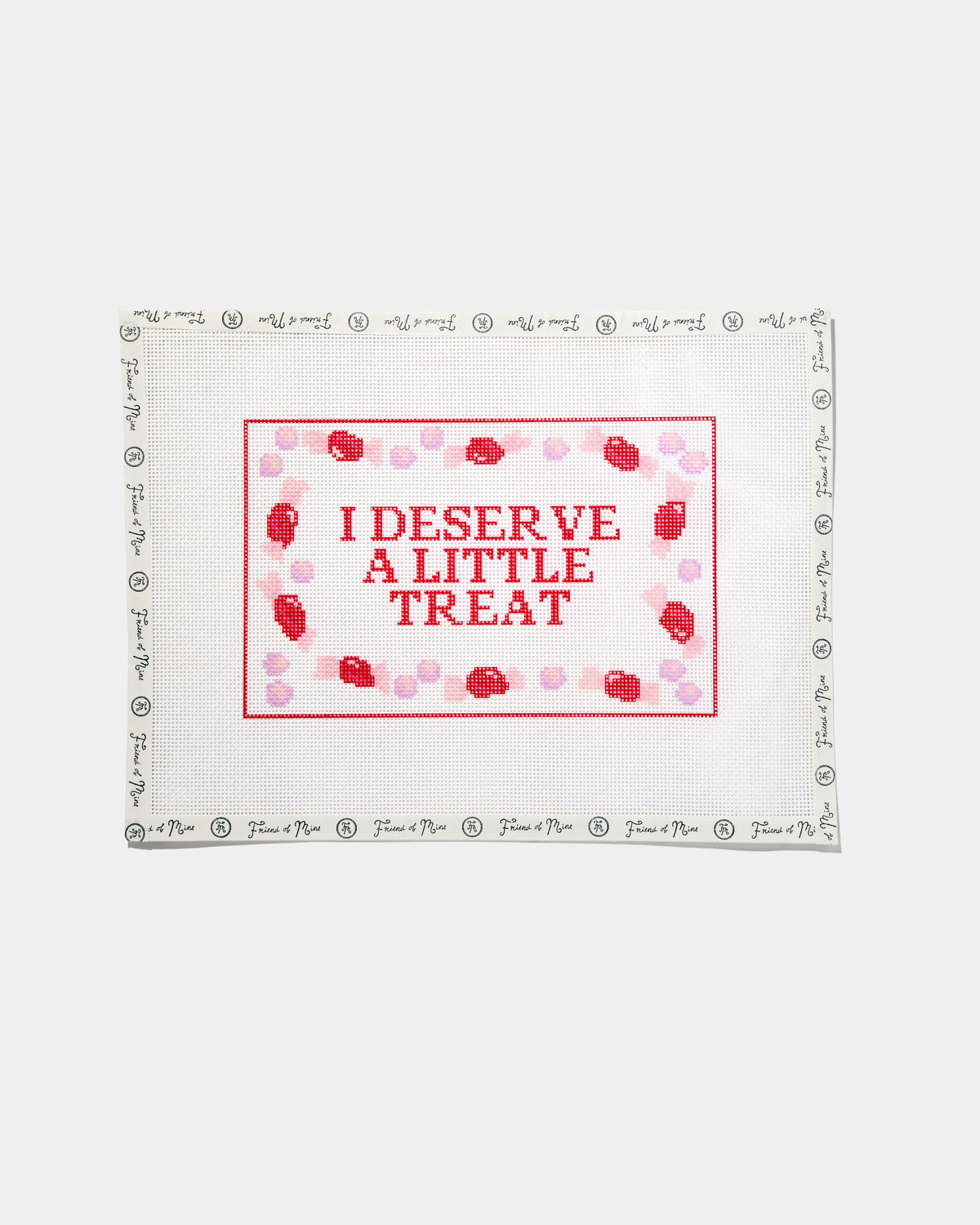 I Deserve A Little Treat Candy Border Canvas (Brooke Miccio Collaboration)