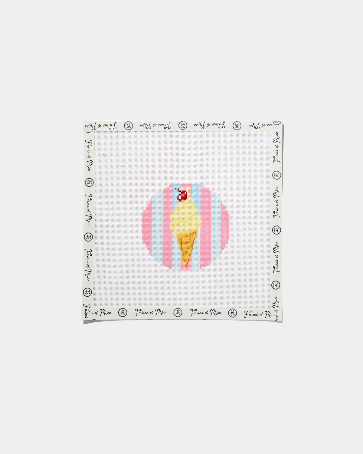 Ice Cream Round Canvas (Brooke Miccio Collaboration)