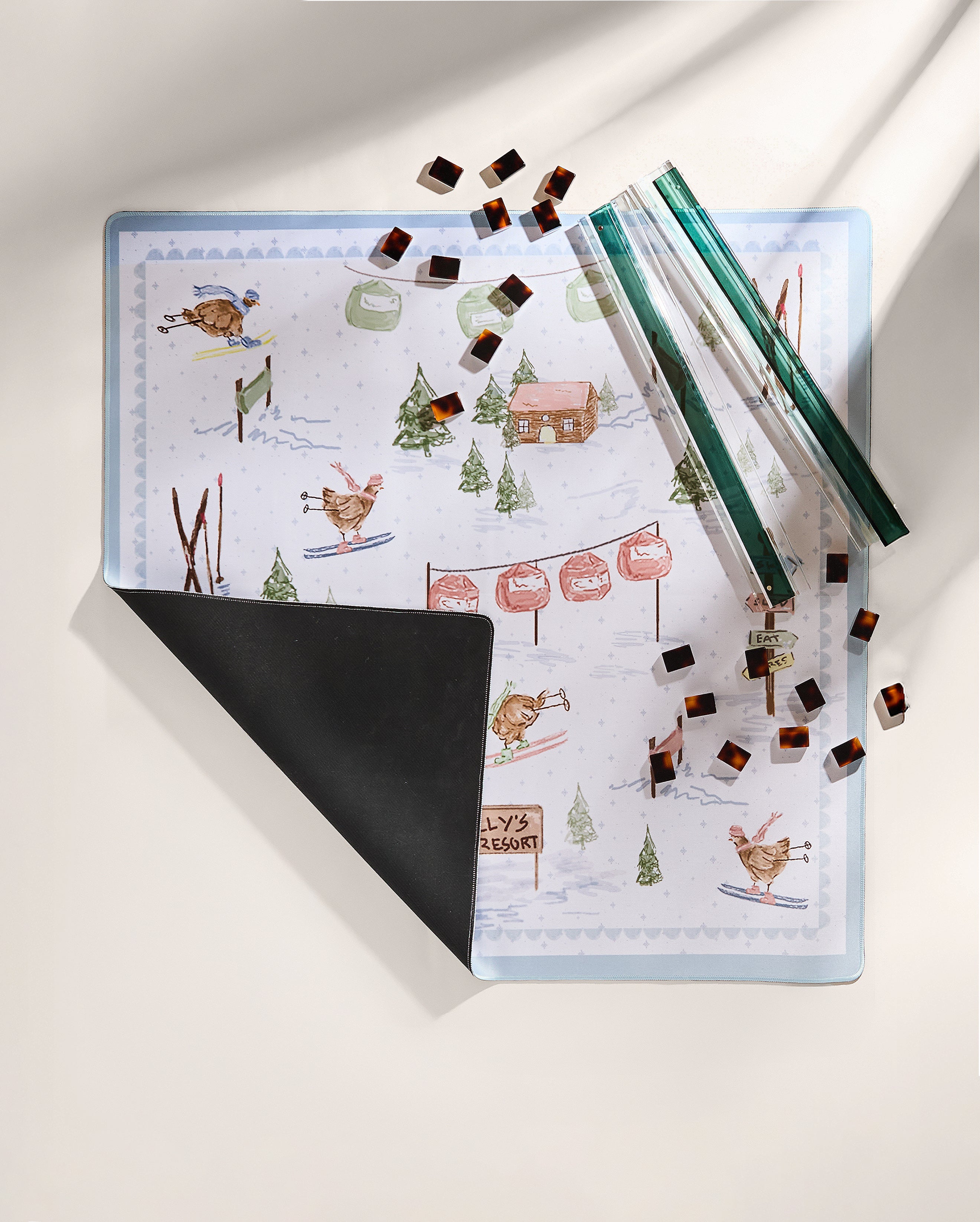 Dolly Ski Mahjong Mat