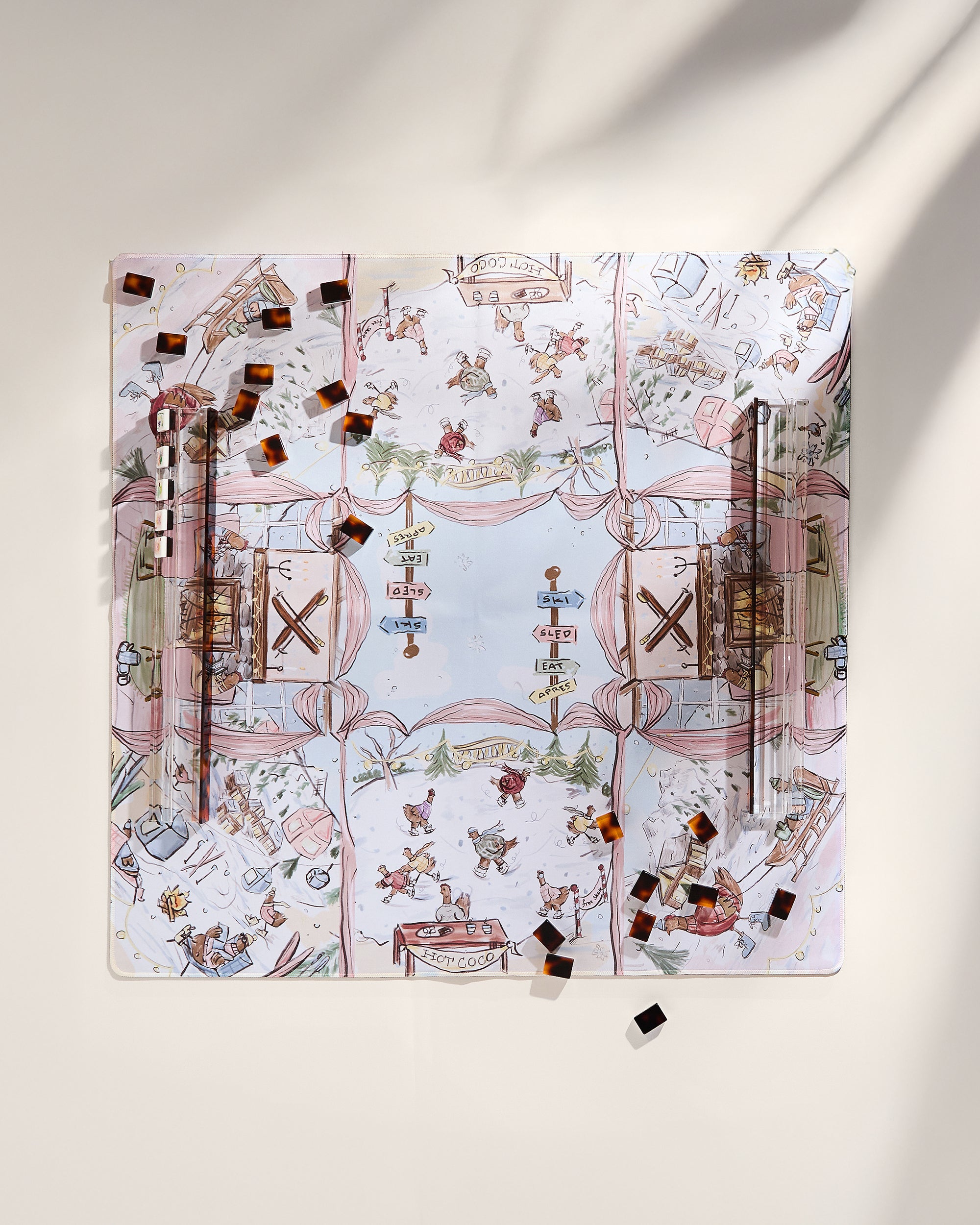 Dolly Winter Wonderland Mahjong Mat