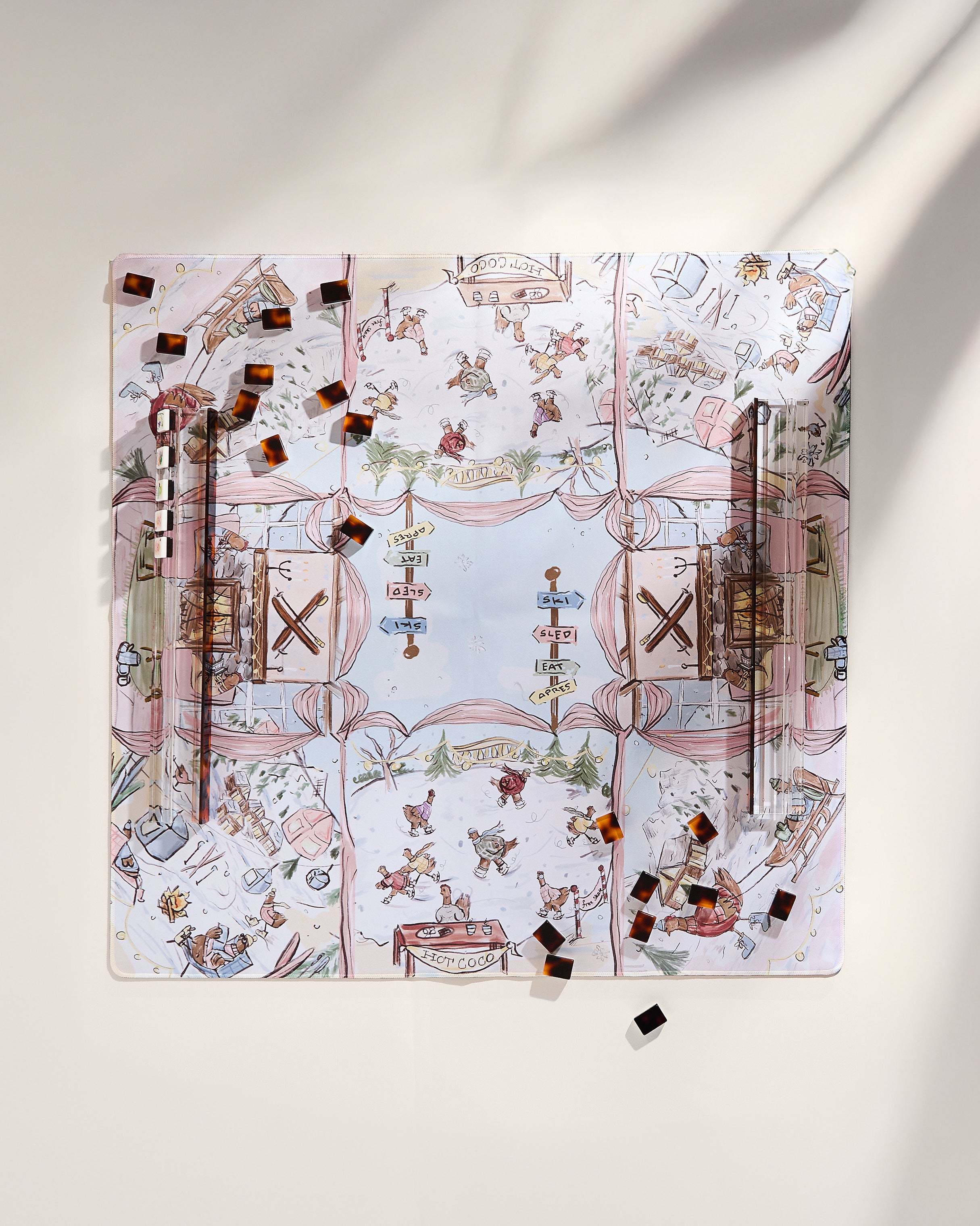 Dolly Winter Wonderland Mahjong Mat
