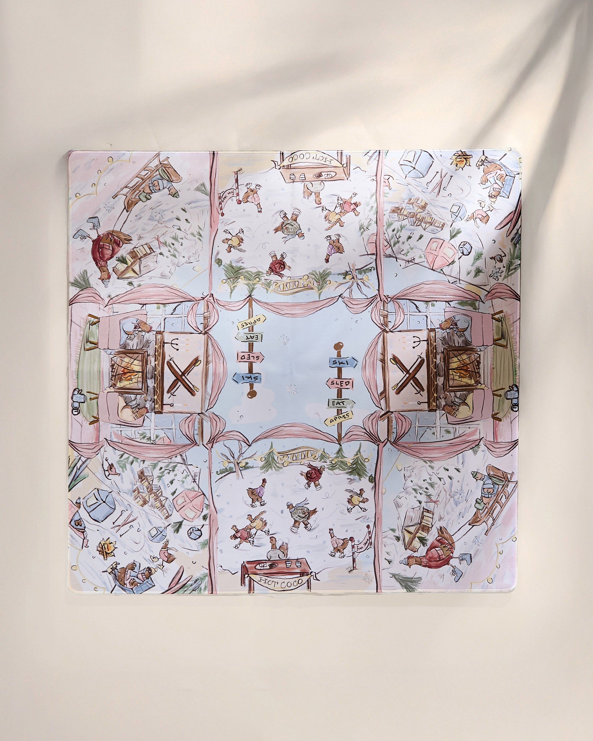 Dolly Winter Wonderland Mahjong Mat
