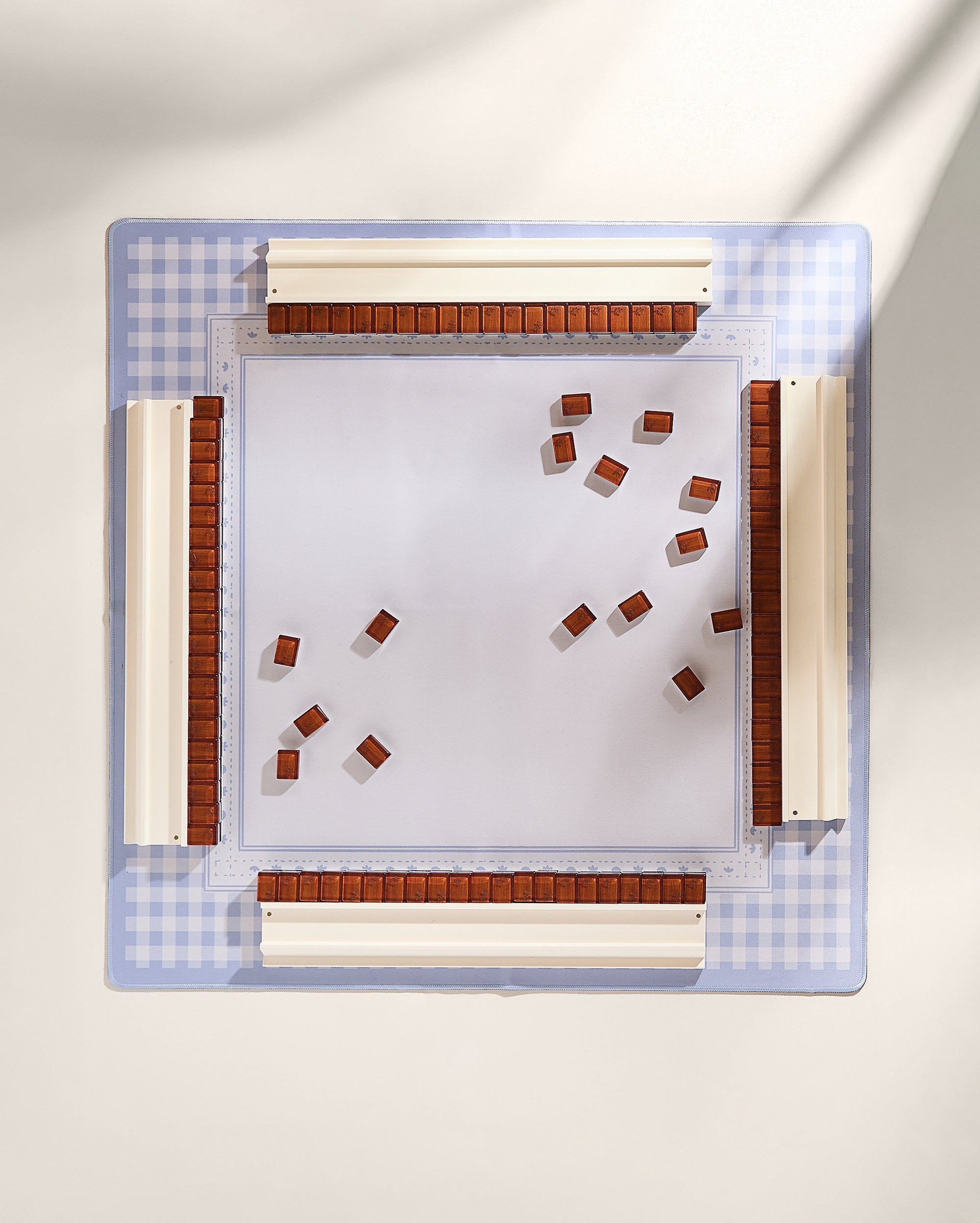 Gingham Mahjong Mat