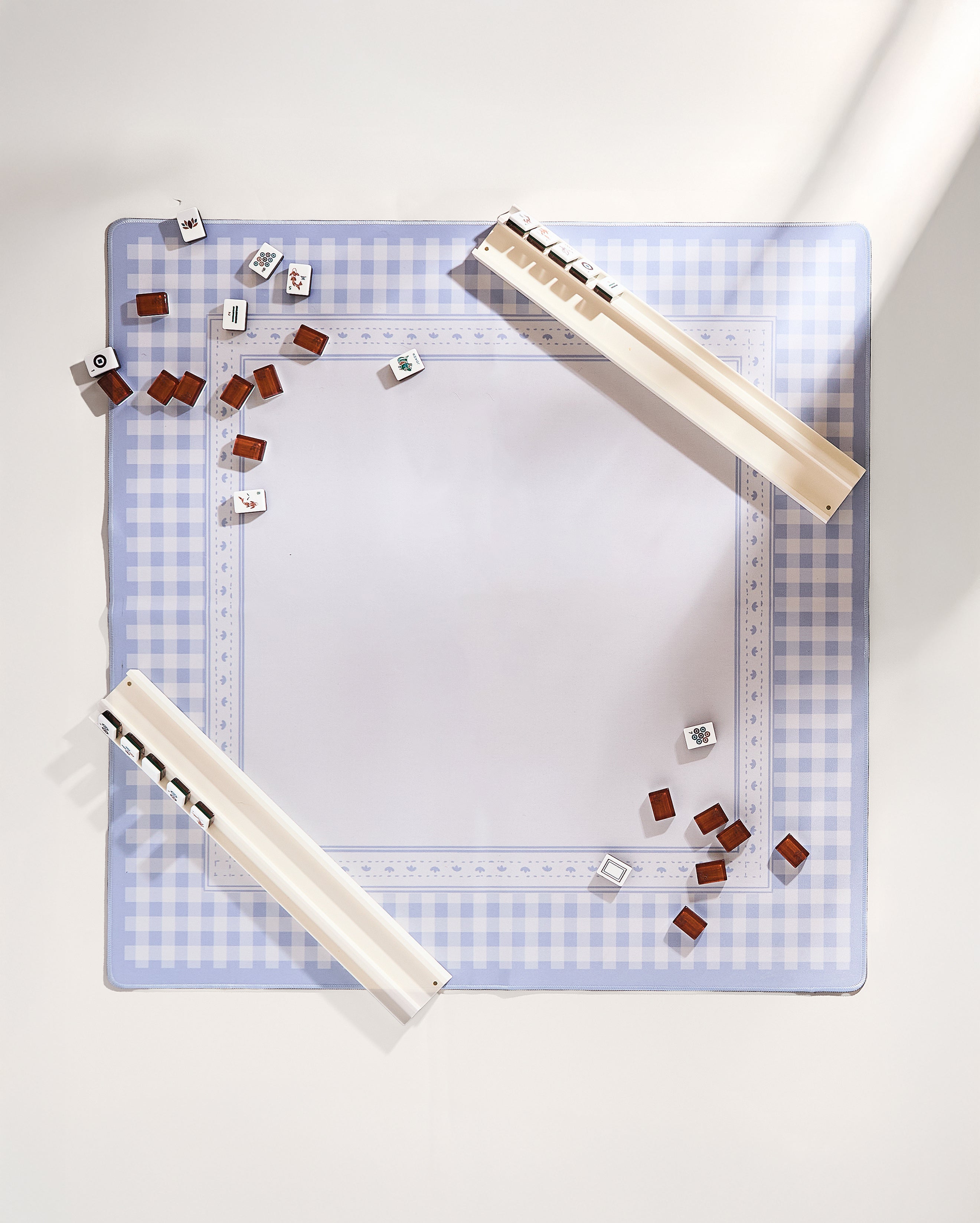Gingham Mahjong Mat