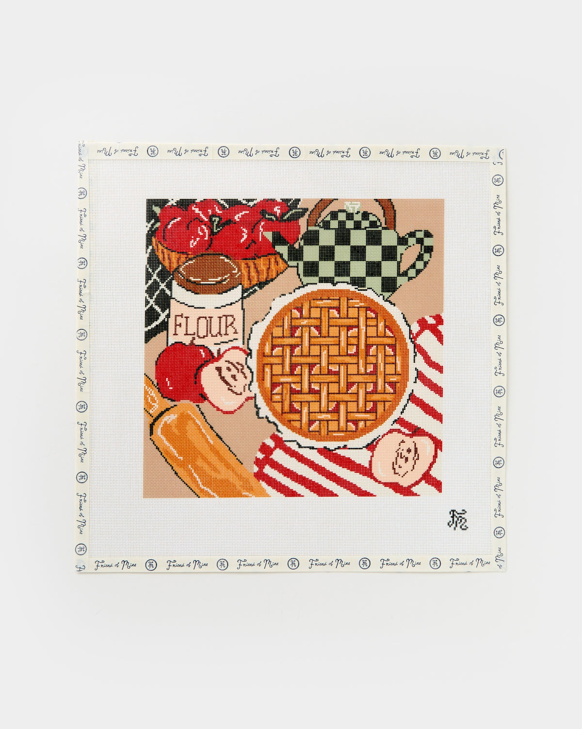 Autumn Baking needlepoint canvas