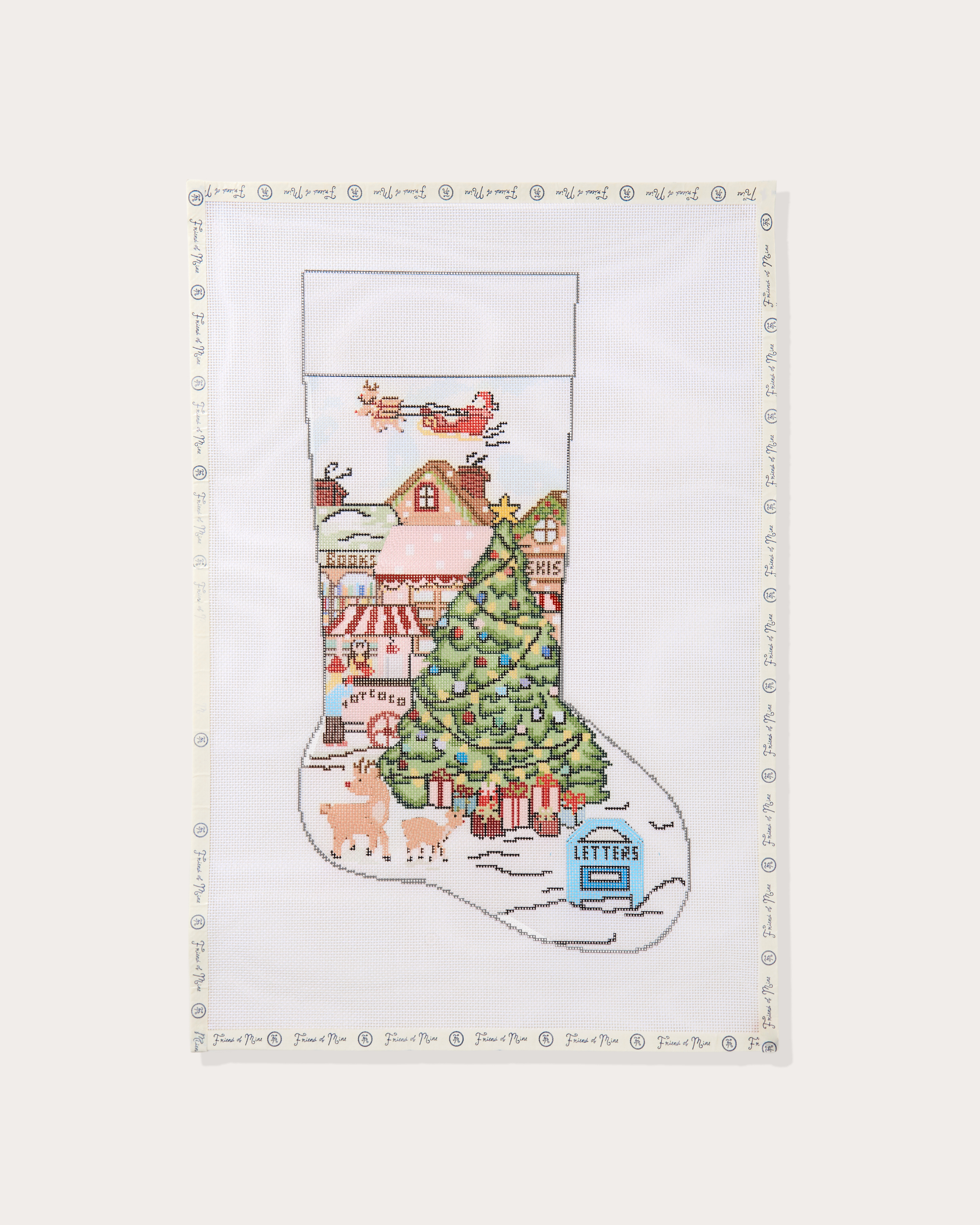 Christmas Village Stocking (PREORDER 8-12 WEEKS)