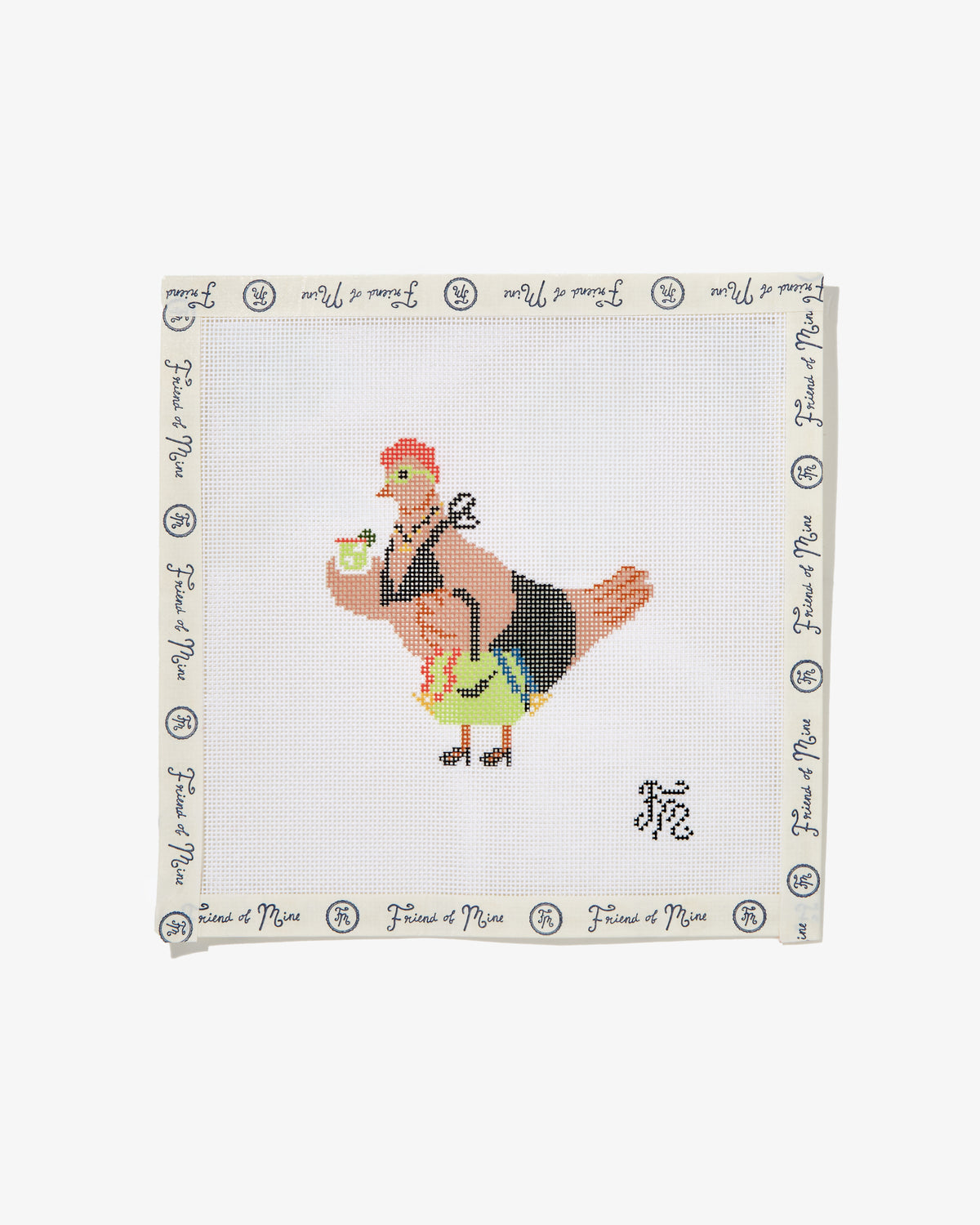 Spicy Dolly needlepoint canvas