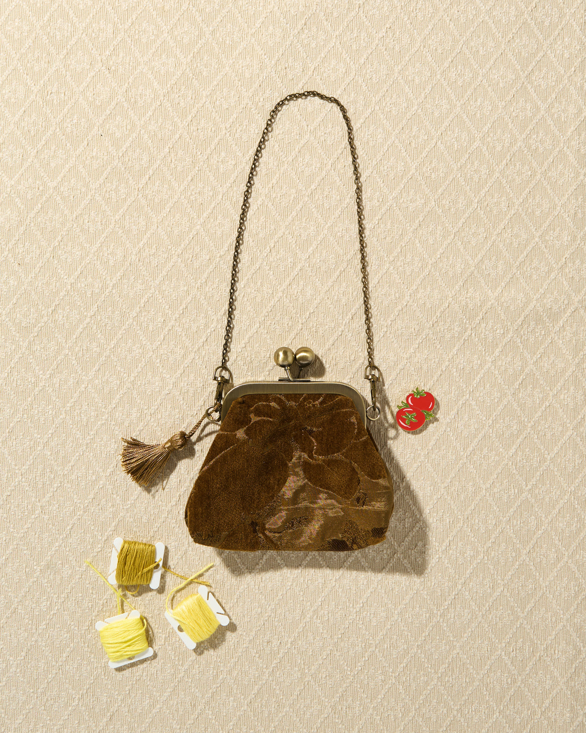 The Hobbyist Needle Minder Purse on chain