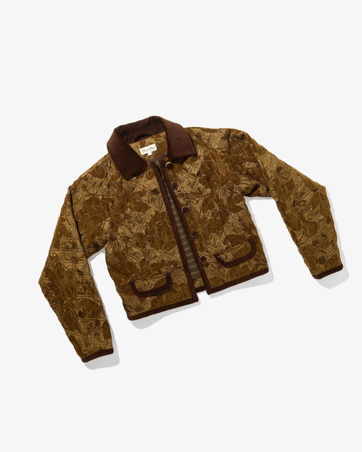 The Hobbyist Jacket, open to show the lining