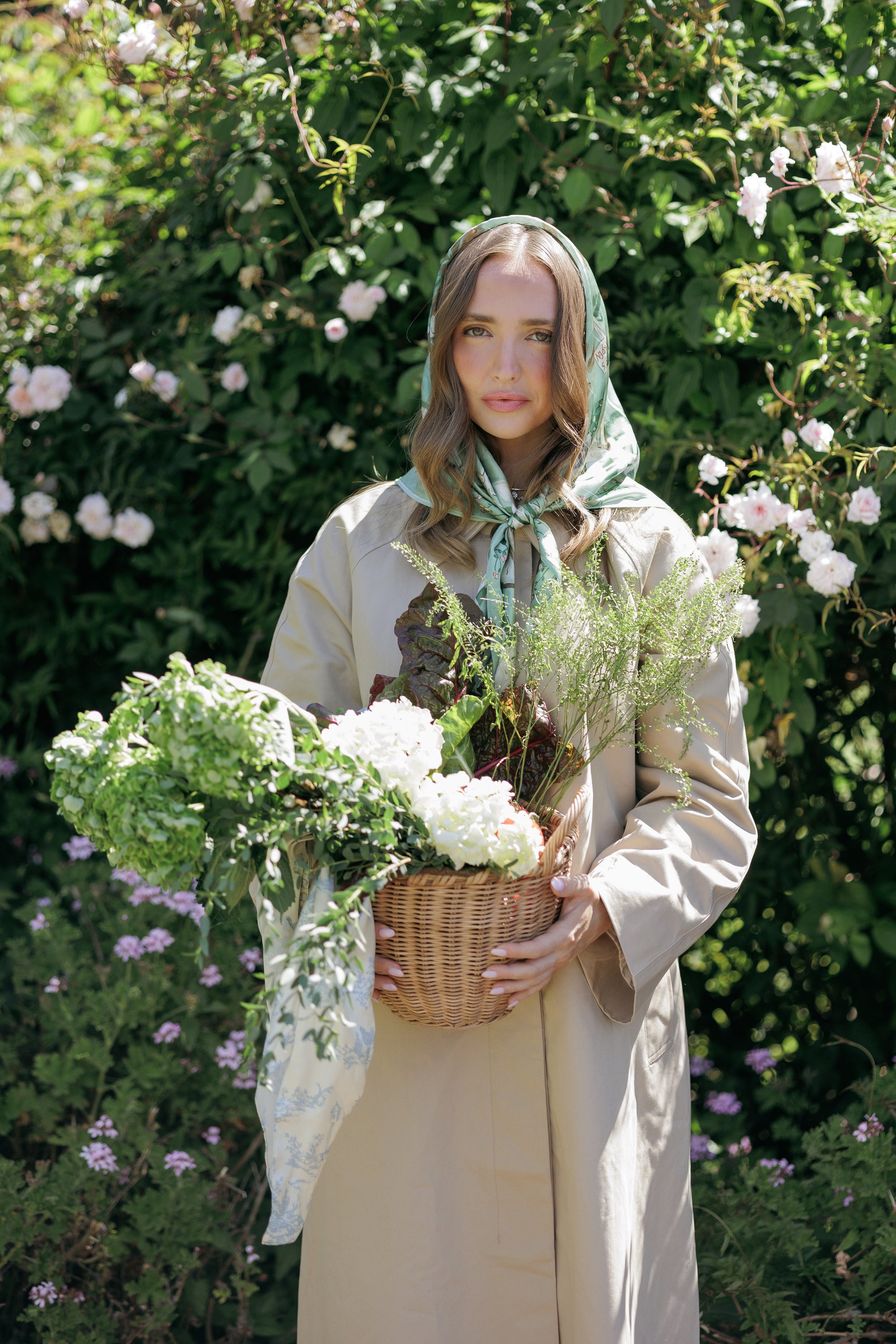 Classic Toile Silk Scarf