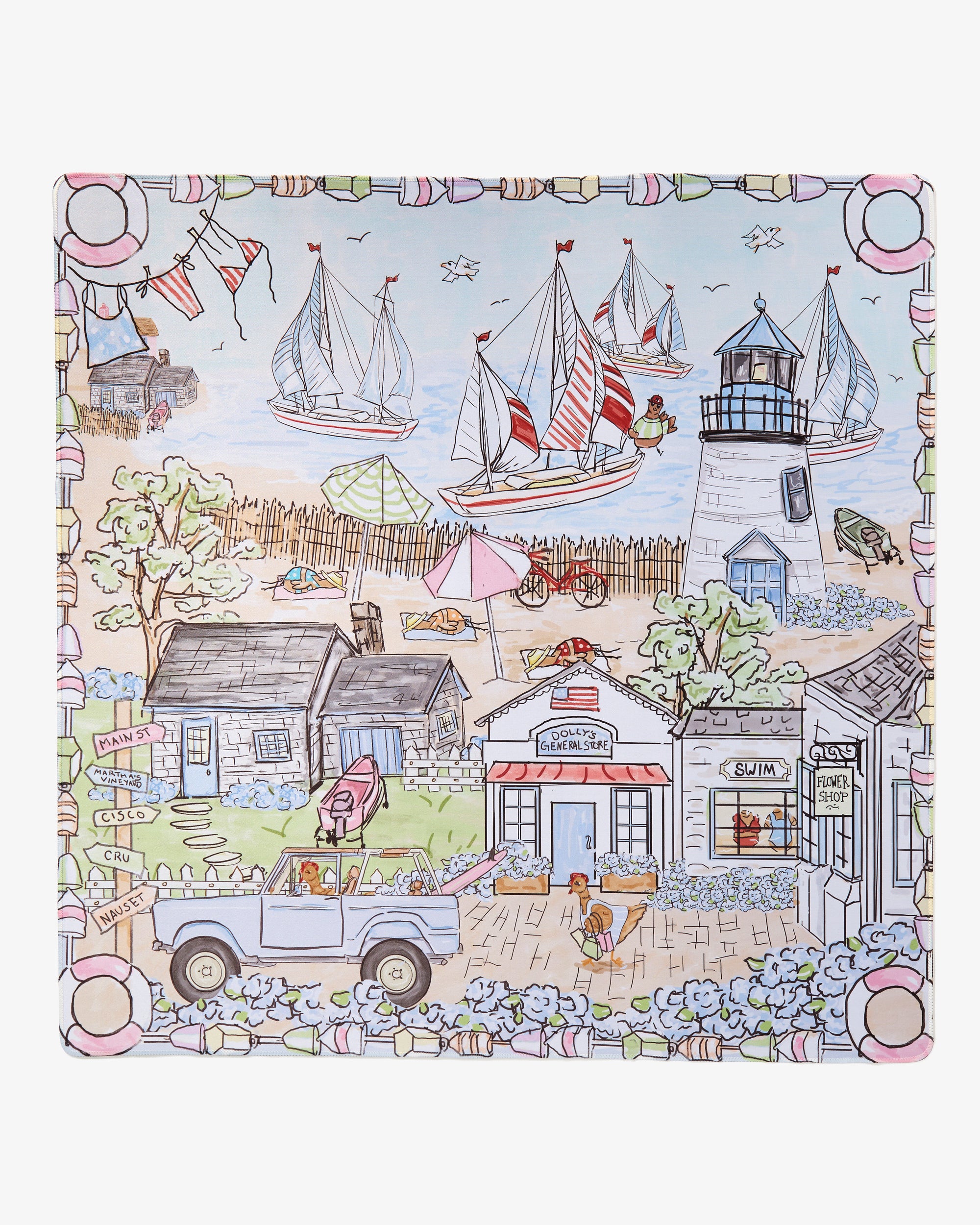 Nantucket Mahjong Mat