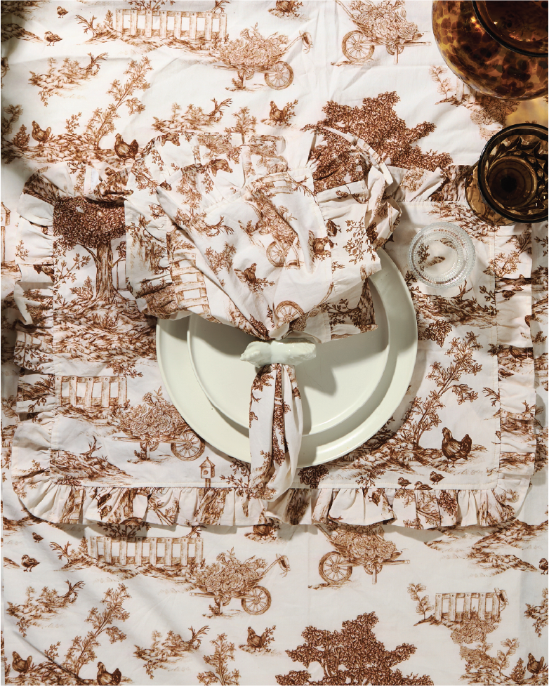 Toile Napkins (Set of 4)
