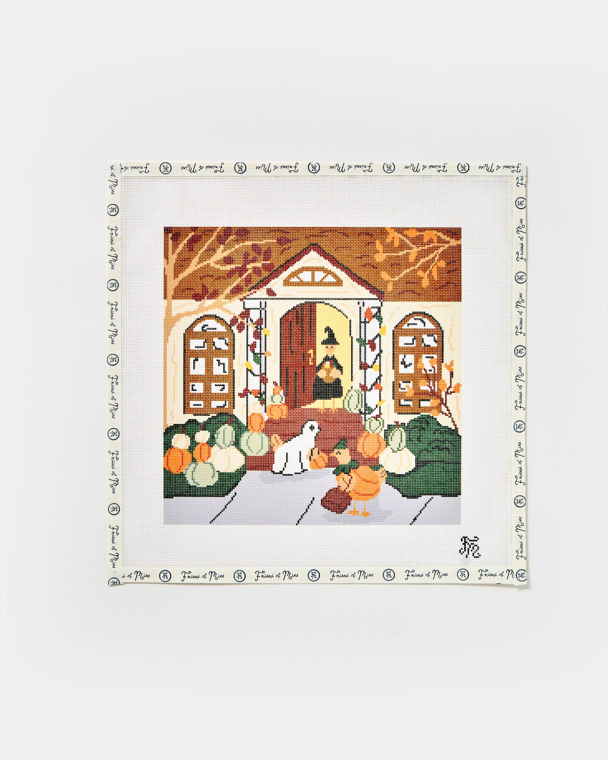 Trick-or-Treat needlepoint canvas